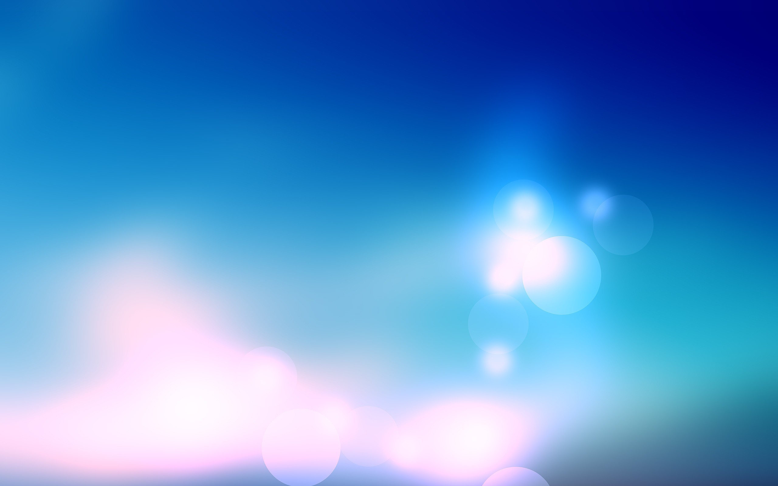 Sfumatura, Bokeh, Blu e rosa, 2560x1600, sfondo MacBook Pro