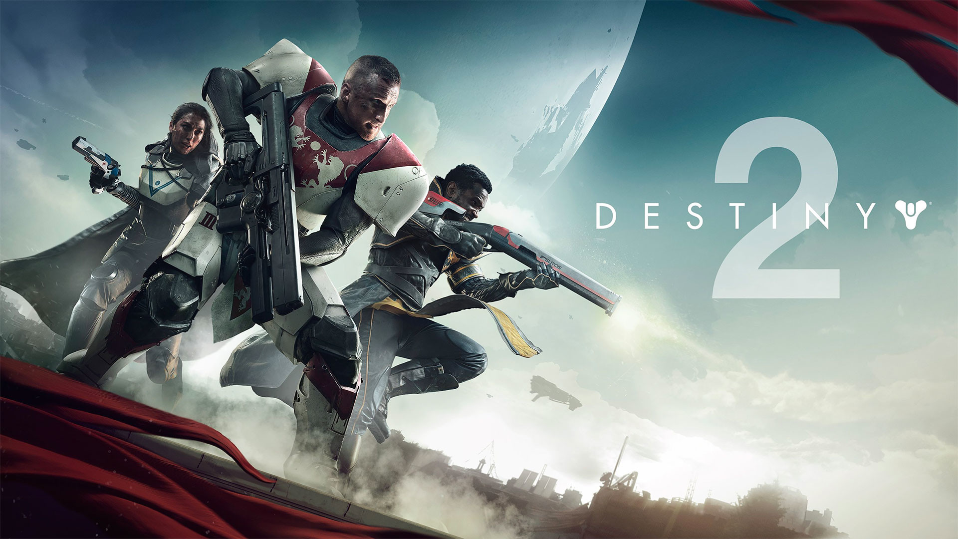 Destiny 2, Destiny, Guardiani, Ikora Rey, Cayde-6, Zavala, 16:9 Full HD, sfondo widescreen