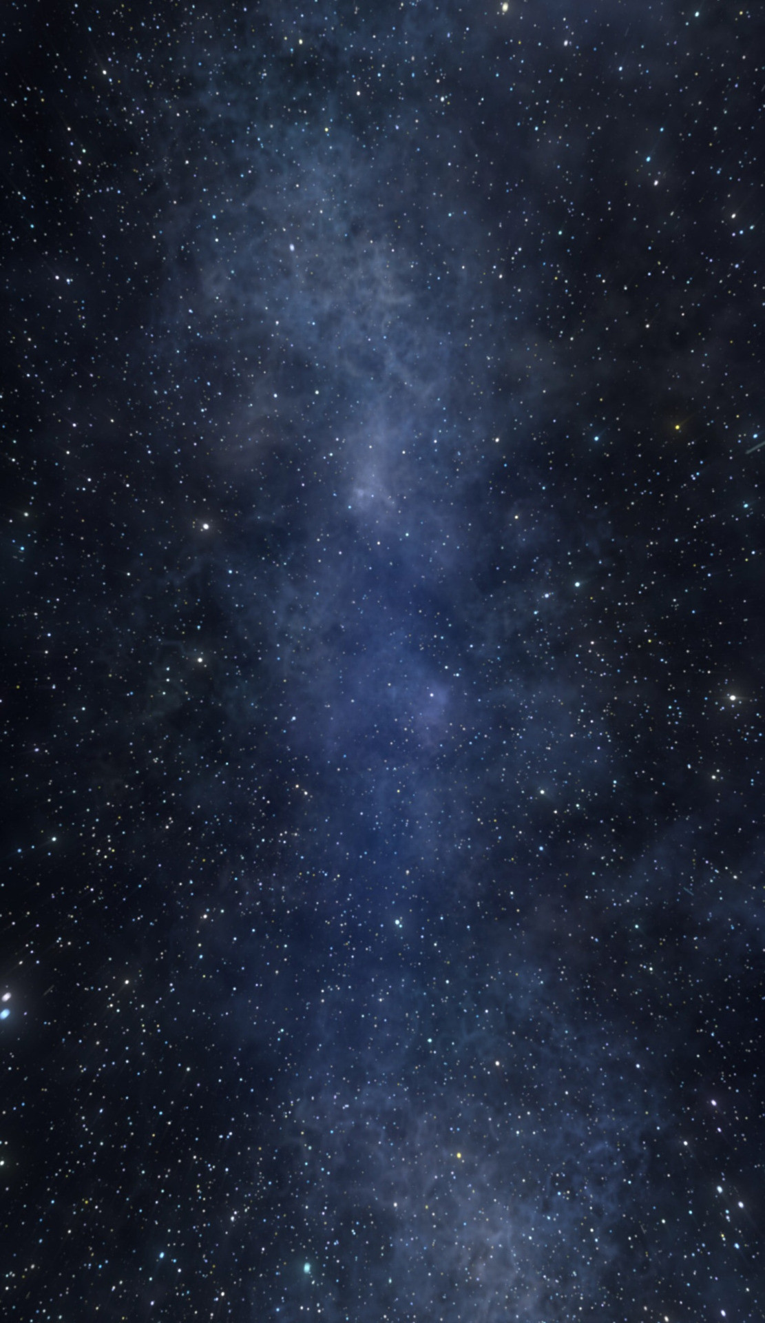 Via Lattea, Stelle, Cielo notturno, Blu, schermata Home iPhone