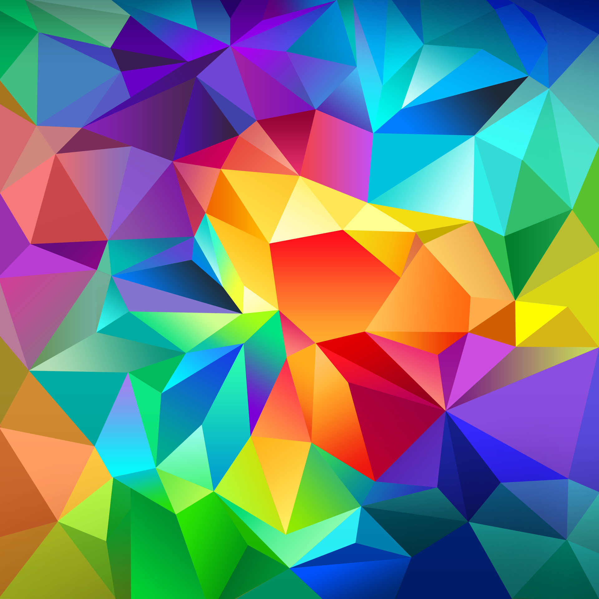 Samsung Galaxy S5, Low poly, Colori, Geometrico, Full HD, wallpaper per tablet
