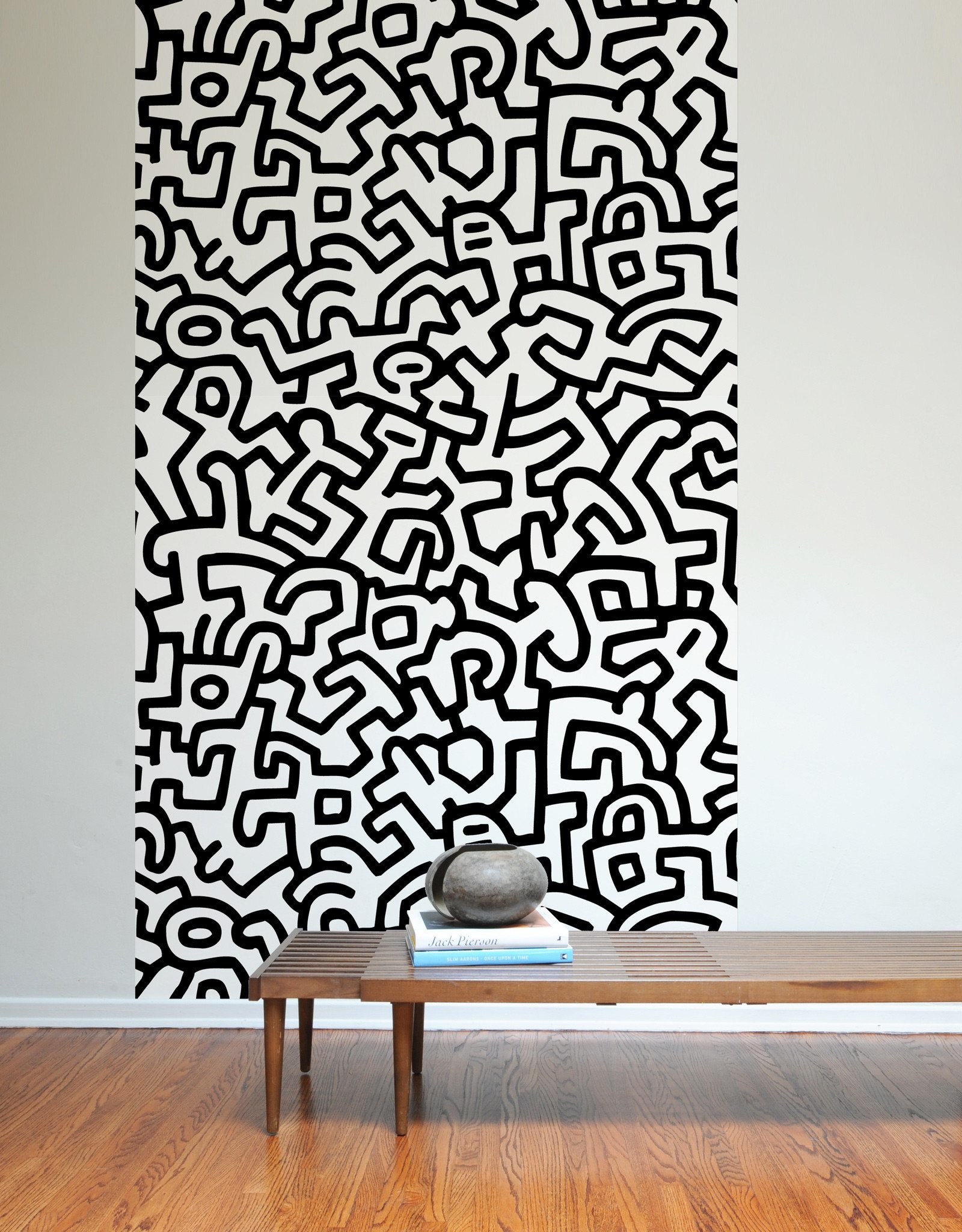 Keith Haring, Carta da parati, Panca, Interno, QHD+, schermata di blocco iPad