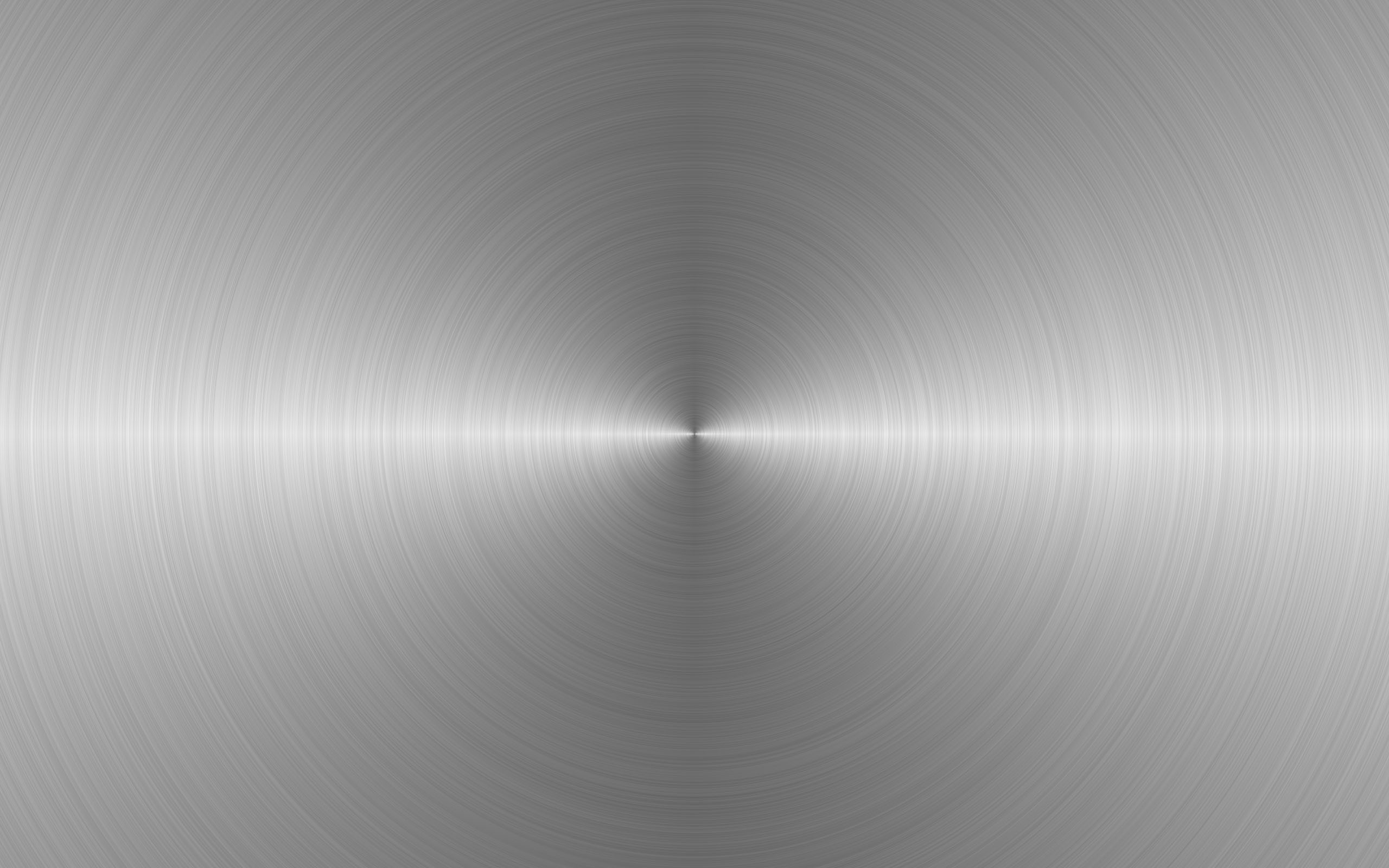 Metallo spazzolato circolare, Alluminio, Texture, Grigio, 2560x1600, immagine di sfondo