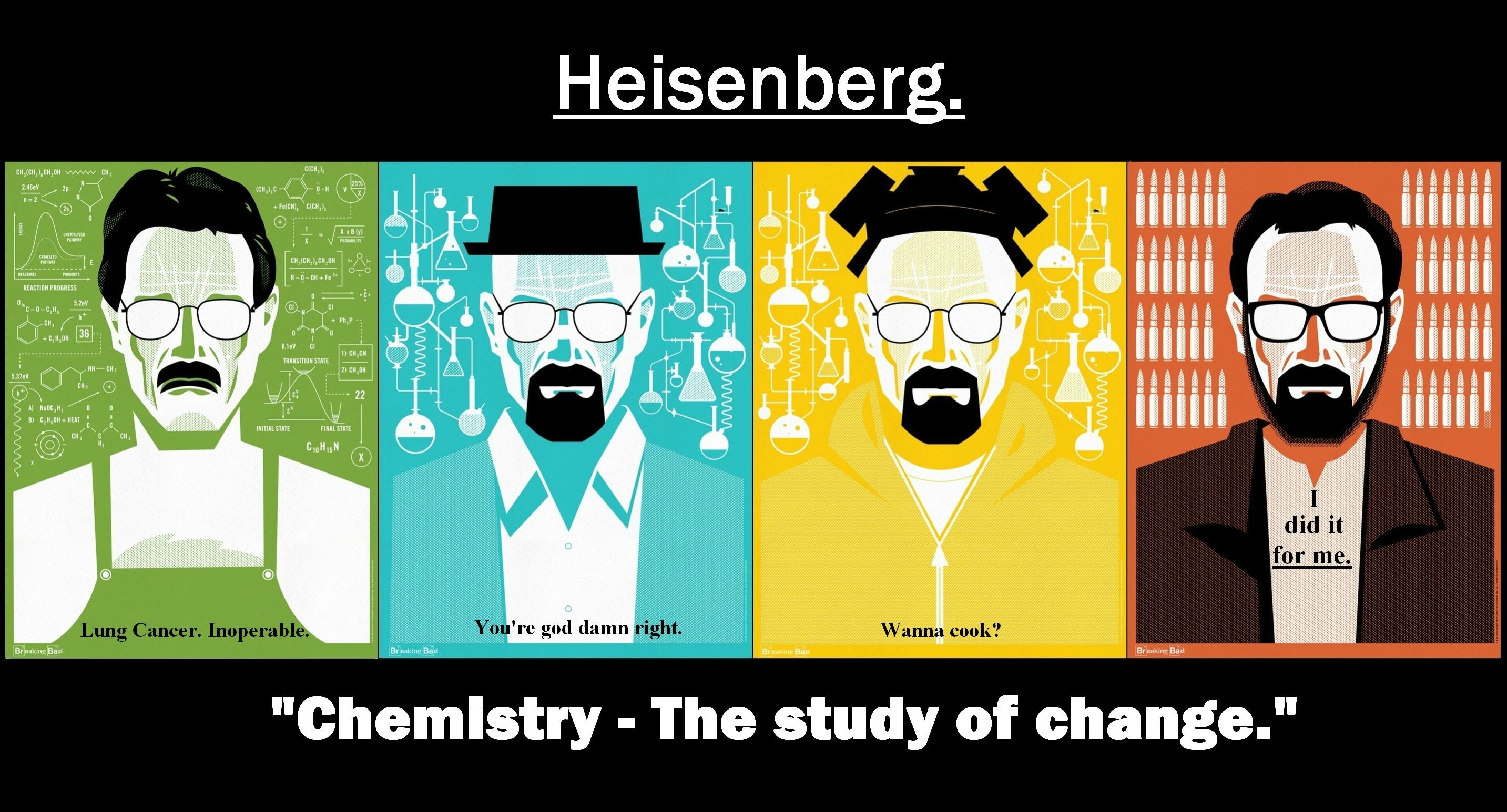 Heisenberg, Walter White, Breaking Bad, Pop art, 2K, sfondo desktop