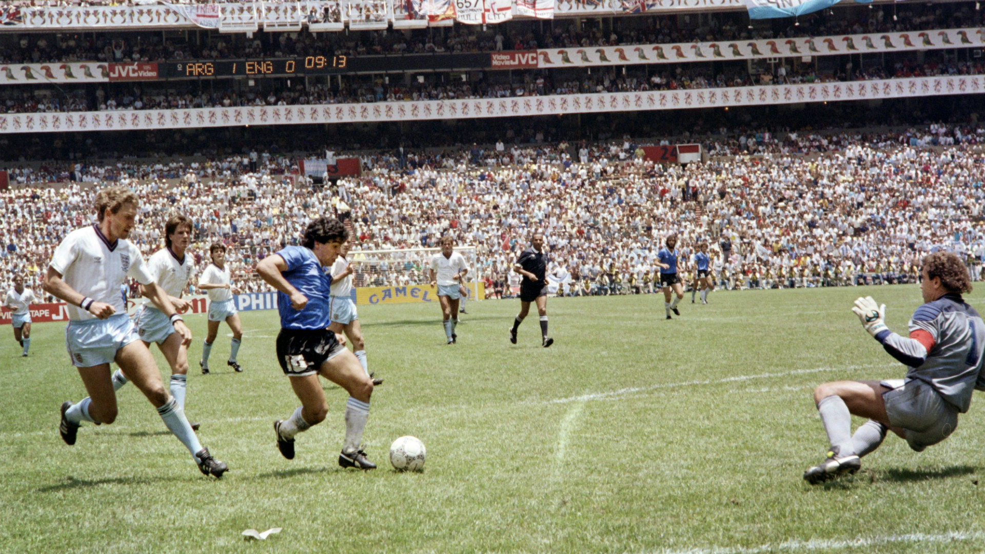 Diego Armando Maradona, Gol del secolo, Argentina-Inghilterra 1986, Stadio Azteca, Dribbling, wallpaper desktop