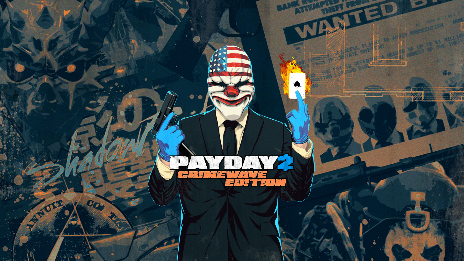 Dallas, Payday 2, Crimewave Edition, Wanted, 1920x1080, sfondo per PC