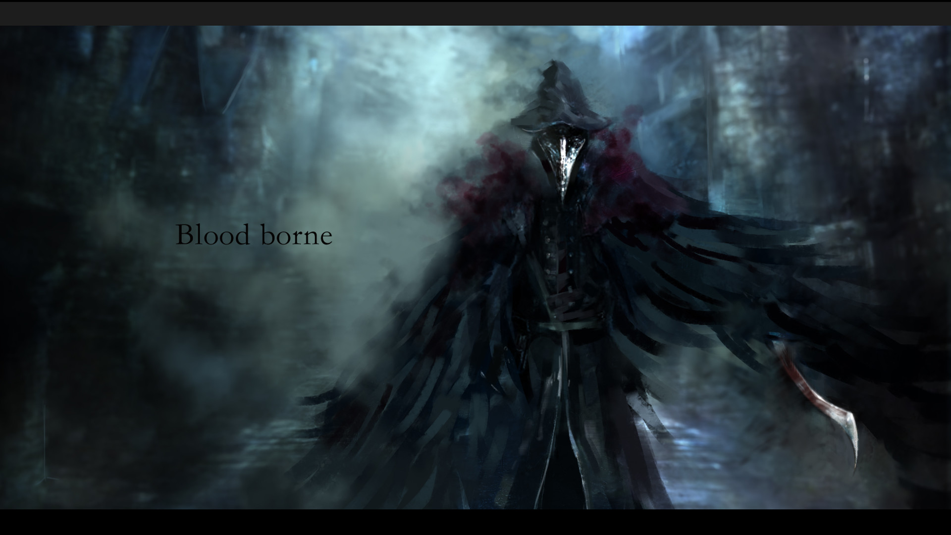 Eileen la Cornacchia, Bloodborne, Fan art, Full HD 1080p, sfondo desktop