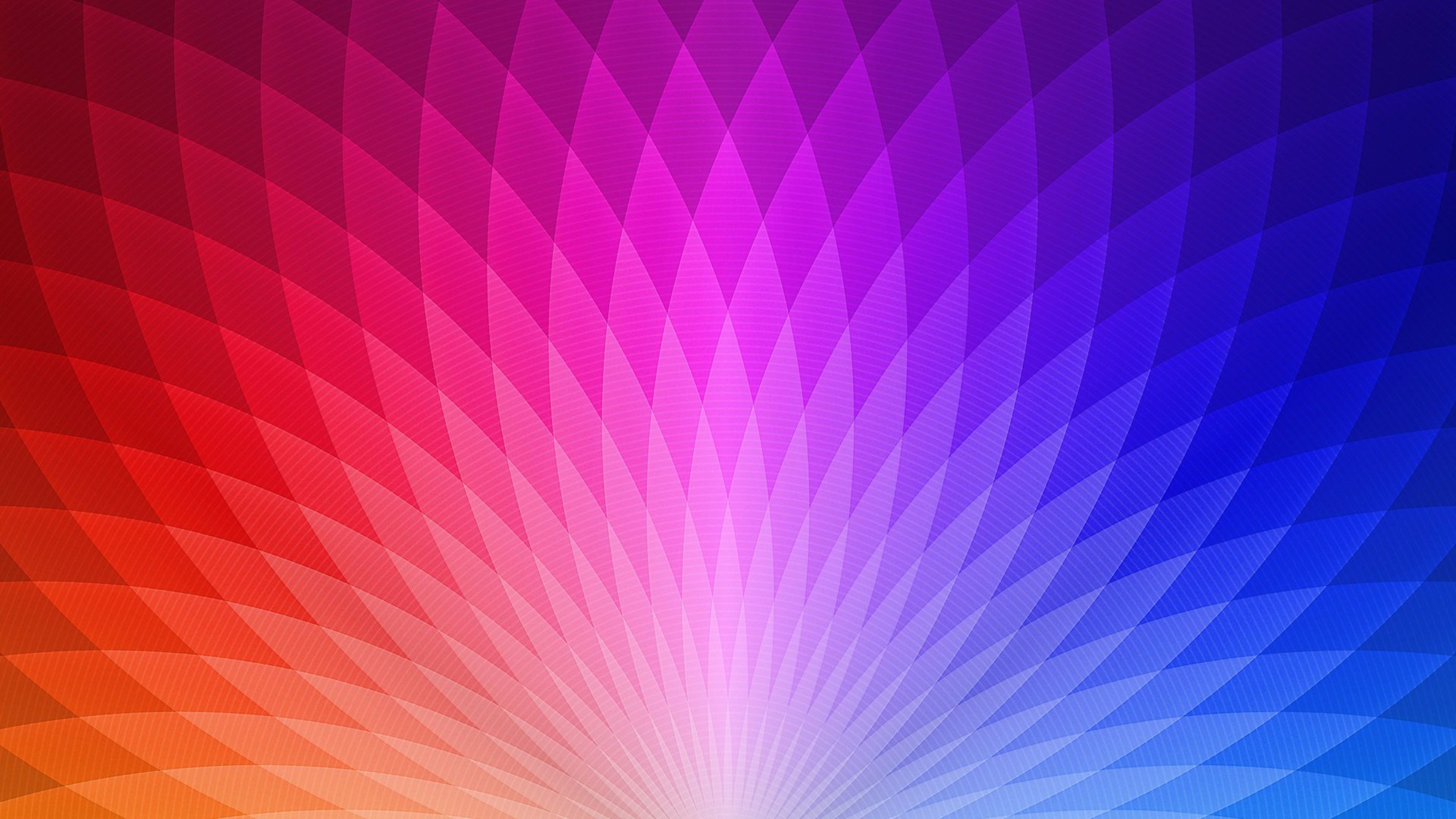 Motivo geometrico, Sfumatura, Rosso e blu, 4K, sfondo Windows 11