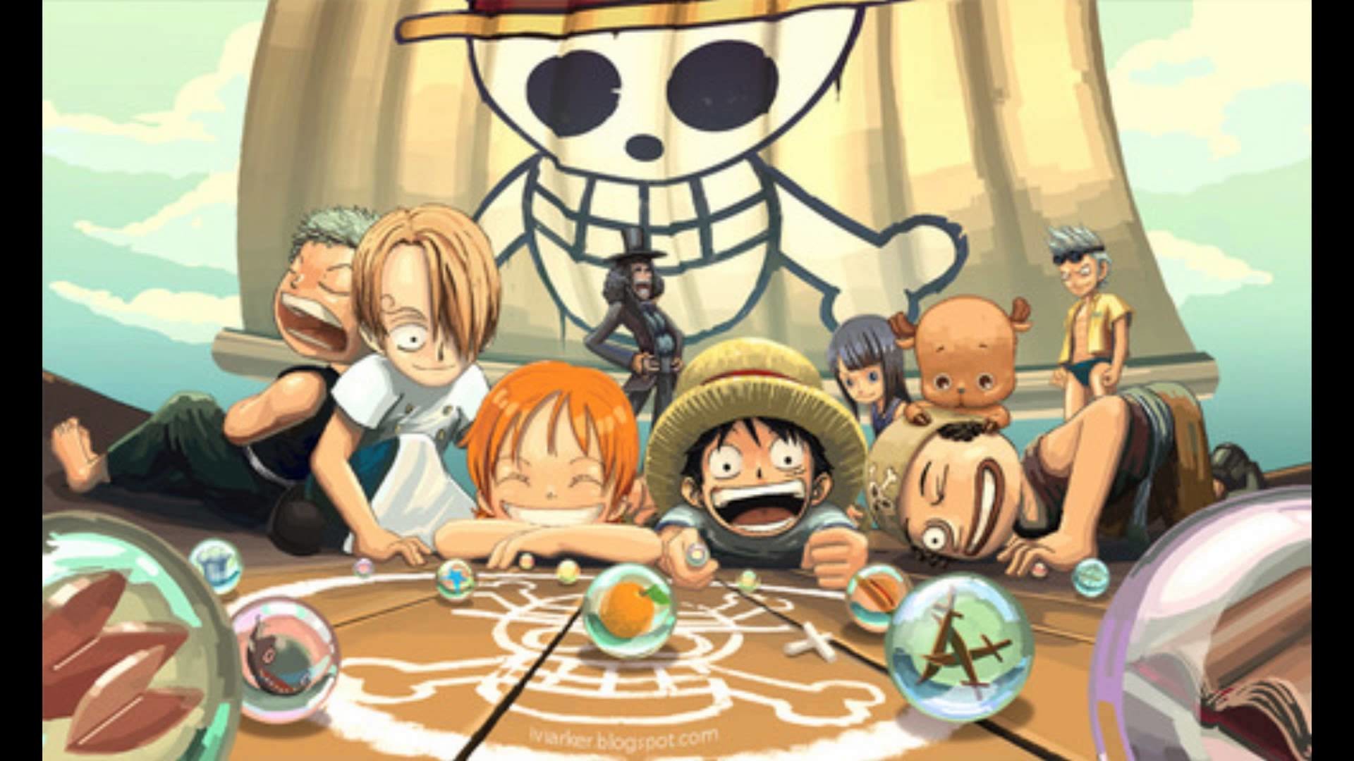 Ciurma di Cappello di Paglia, Going Merry, One Piece, Monkey D. Luffy, Nami, wallpaper desktop