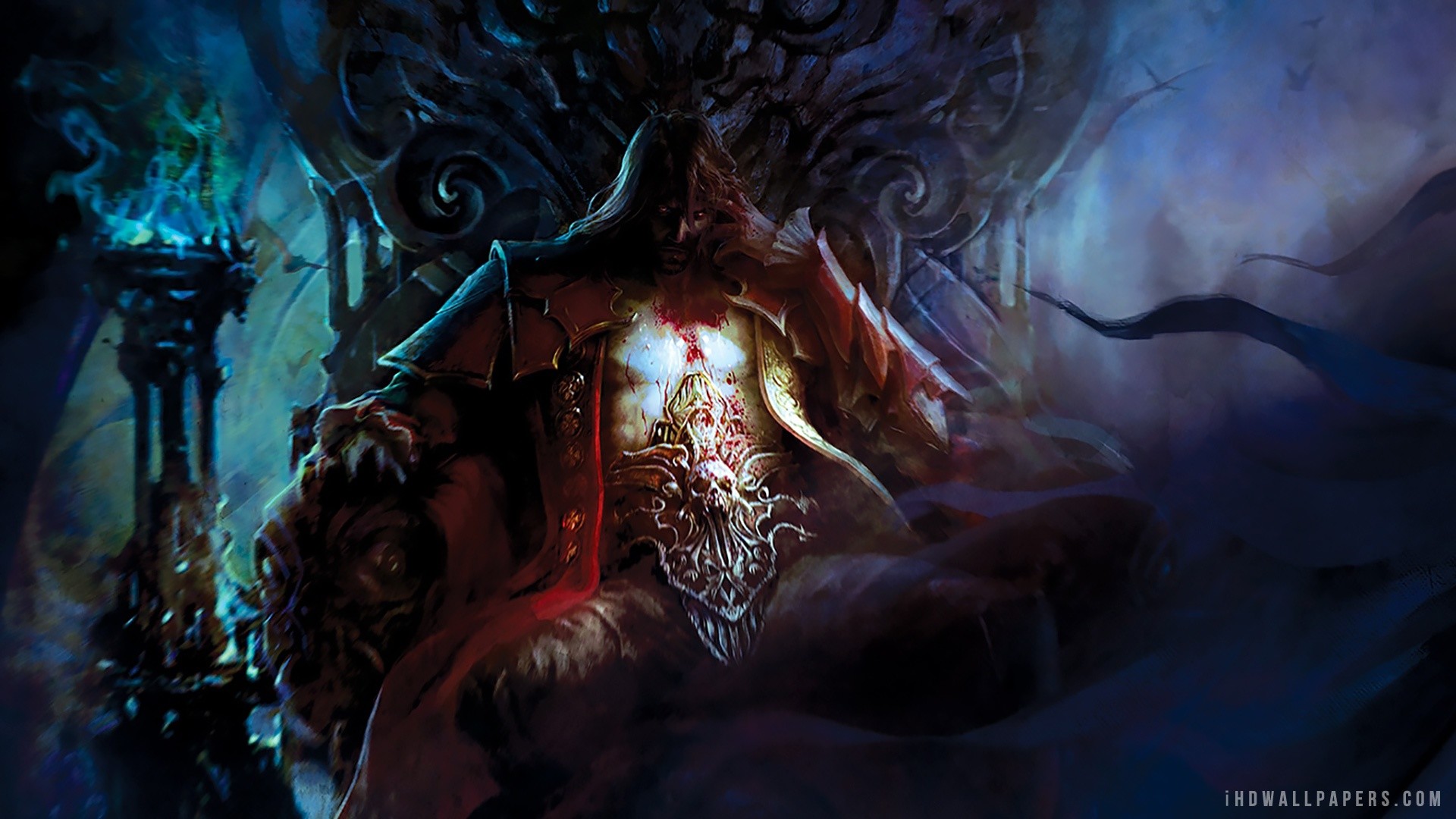 Heroes of the Storm, Leoric, Diablo, Fantasy oscuro, 1920x1080, wallpaper desktop