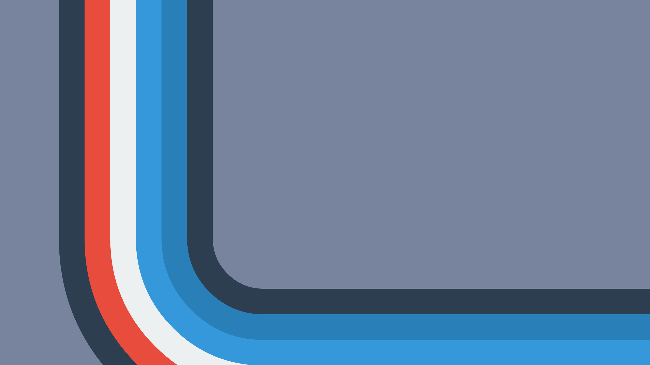 Material Design, Linee curve, Rosso, Blu, Grigio, 2K 1440p, sfondo desktop