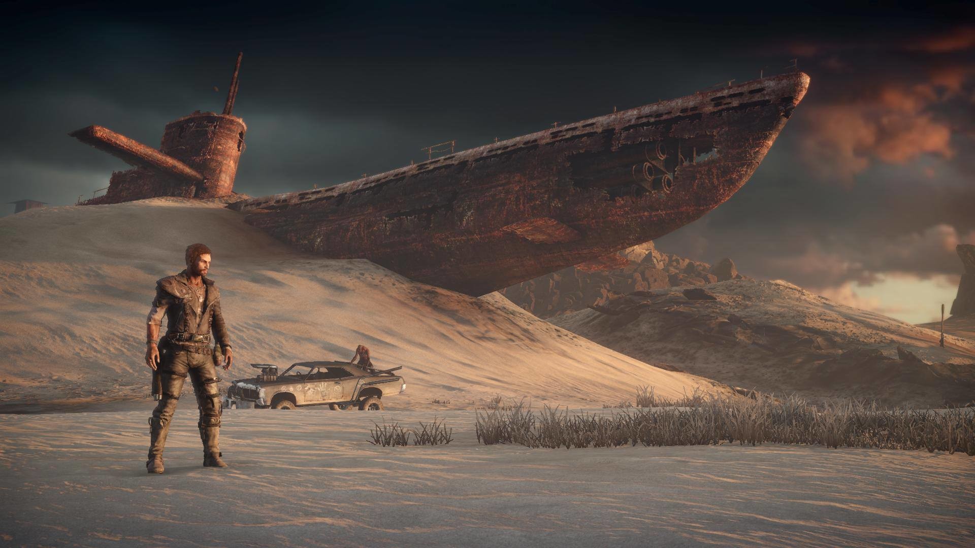 Mad Max, Max Rockatansky, Videogioco, Nave arenata, Deserto, Full HD, sfondo per PC