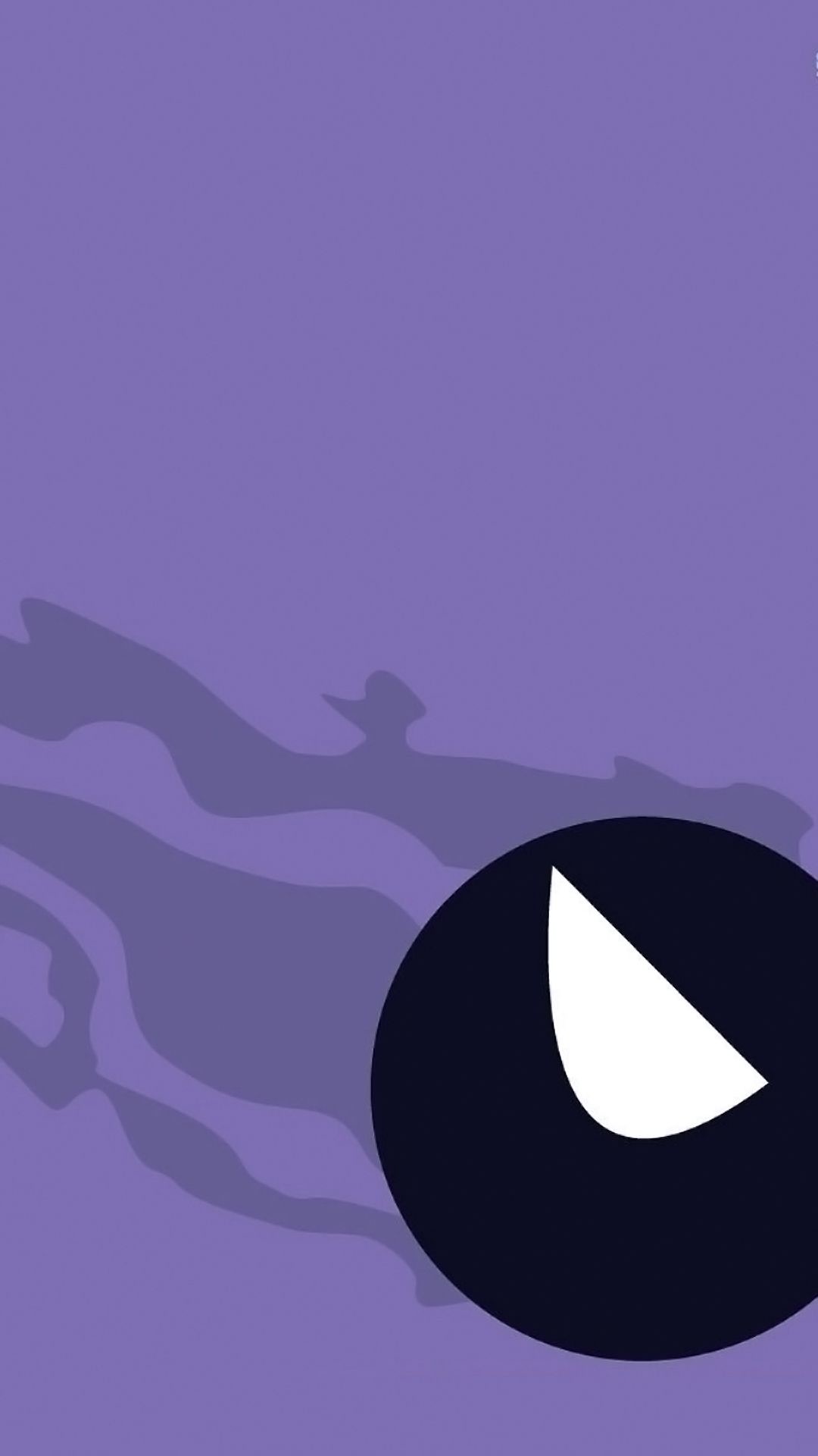 Gengar, Gastly, Pokémon, Minimalismo, Full HD, sfondo per iPhone e Android