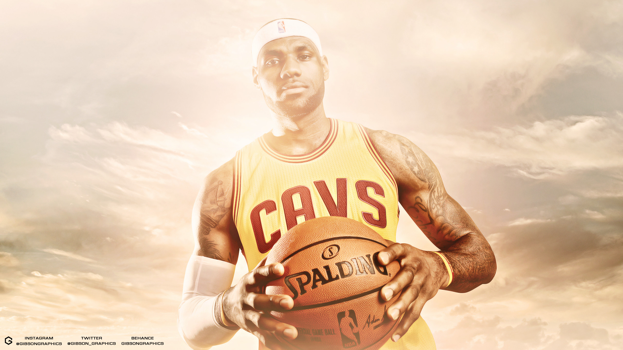 LeBron James, Cleveland Cavaliers, Spalding, Toni caldi, 2K, sfondo per PC