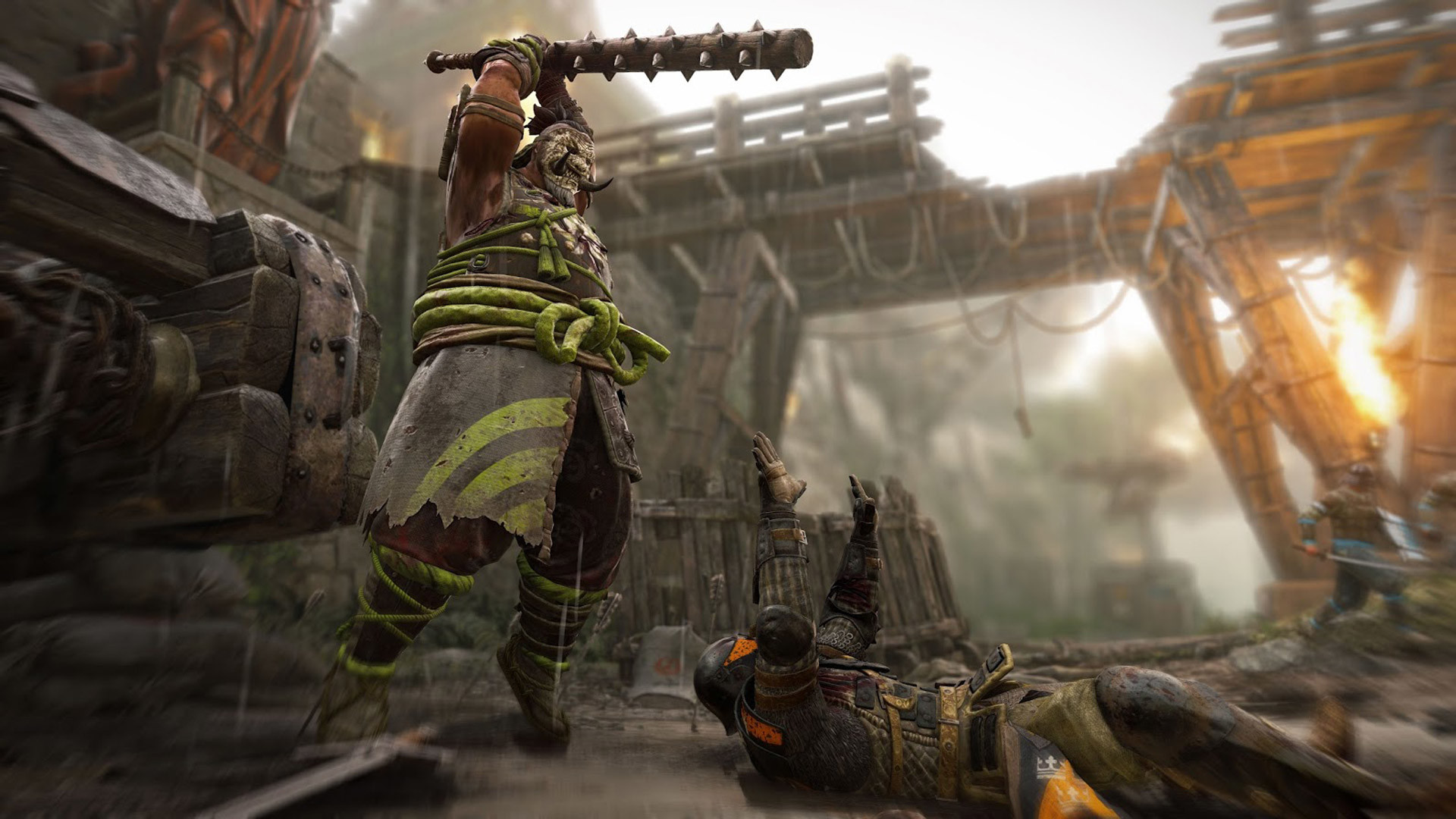 For Honor, Shugoki, Samurai, Mazza, Battaglia, Full HD, sfondo Windows 11