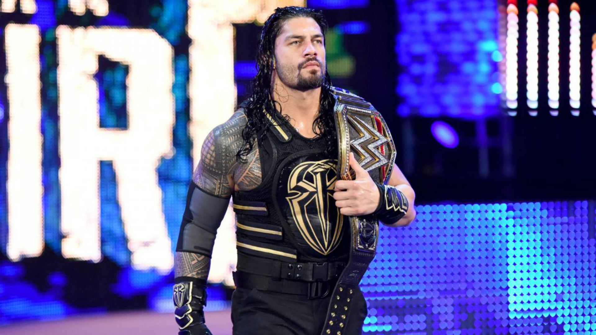 Roman Reigns, WWE, Cintura da campione, Ingresso sul ring, 1920x1080, sfondo per PC