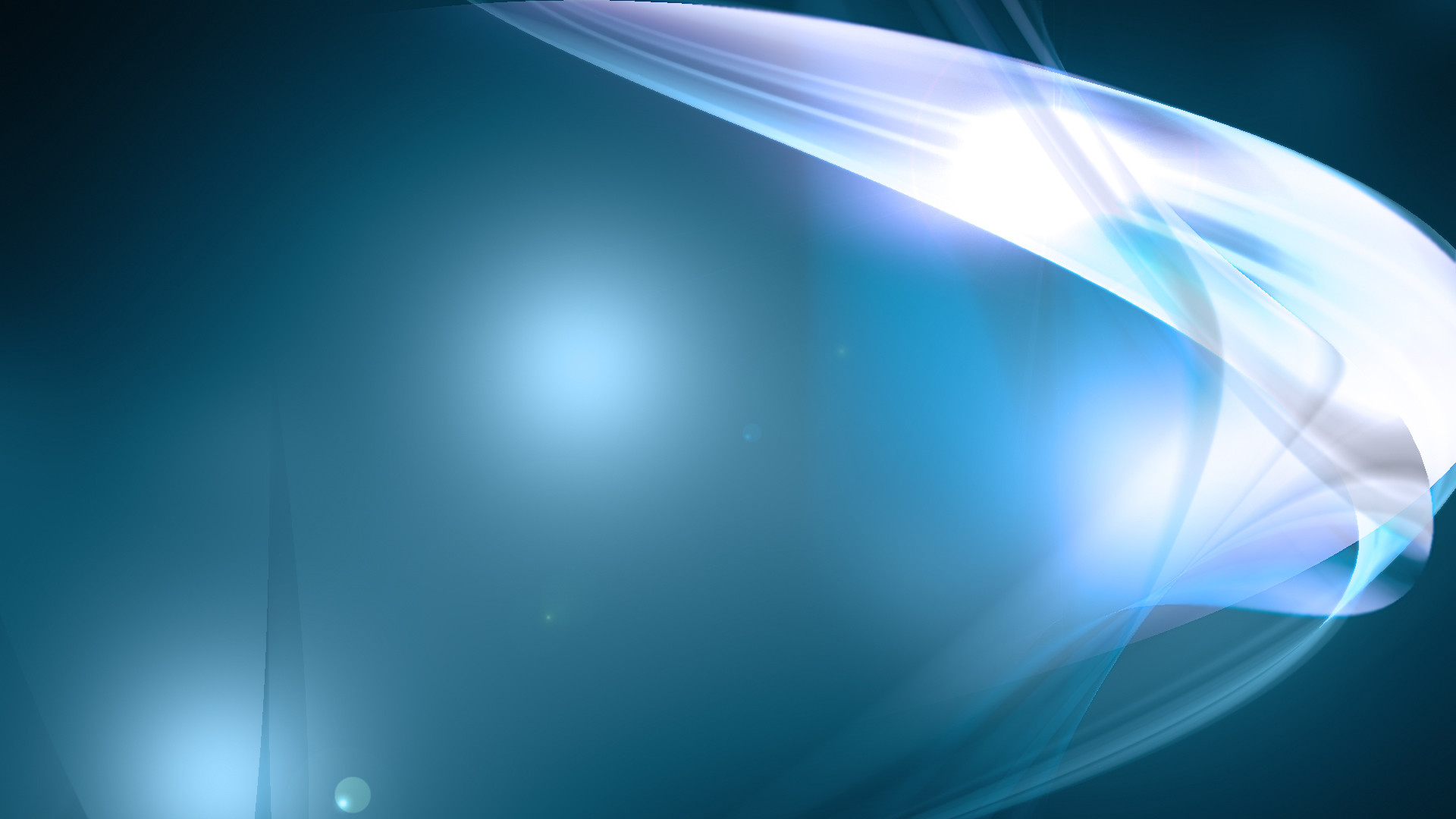 Onde luminose, Bokeh, Astratto, Blu, Full HD, sfondo per PC e portatile