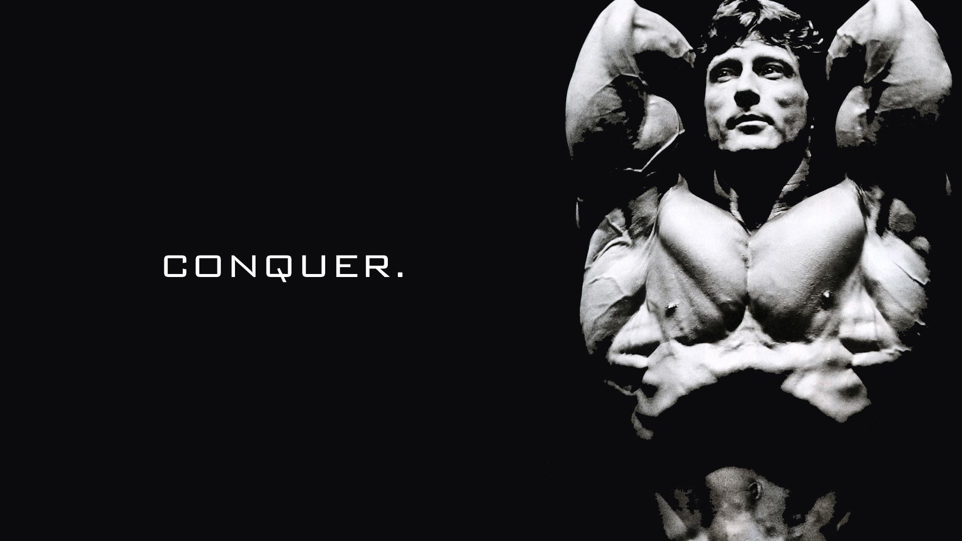 Frank Zane, Conquer, Bianco e nero, Minimalista, Full HD 1080p, sfondo desktop