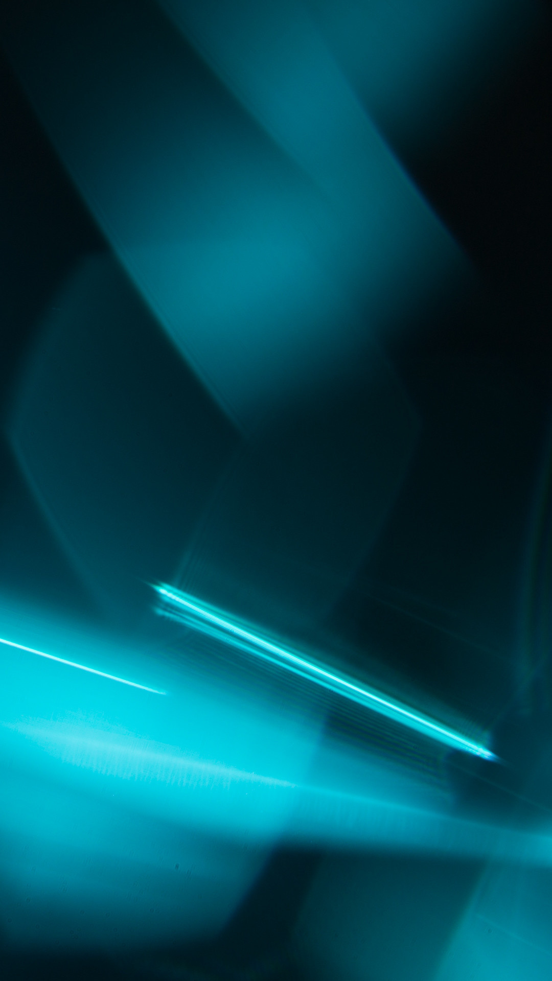 Arte astratta, Ciano, Sfondo scuro, wallpaper Windows 10