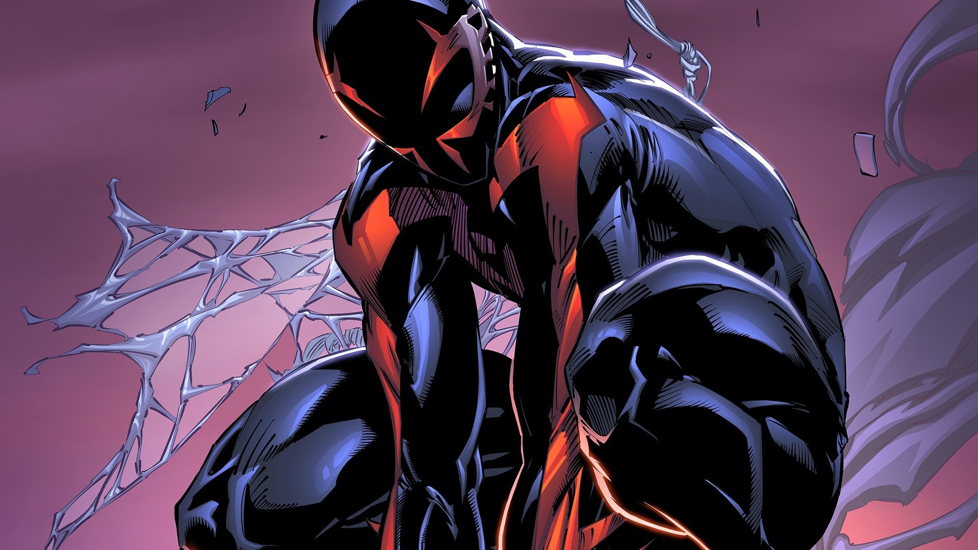 Spider-Man 2099, Marvel Comics, Fumetto, 1920x1080, sfondo per PC