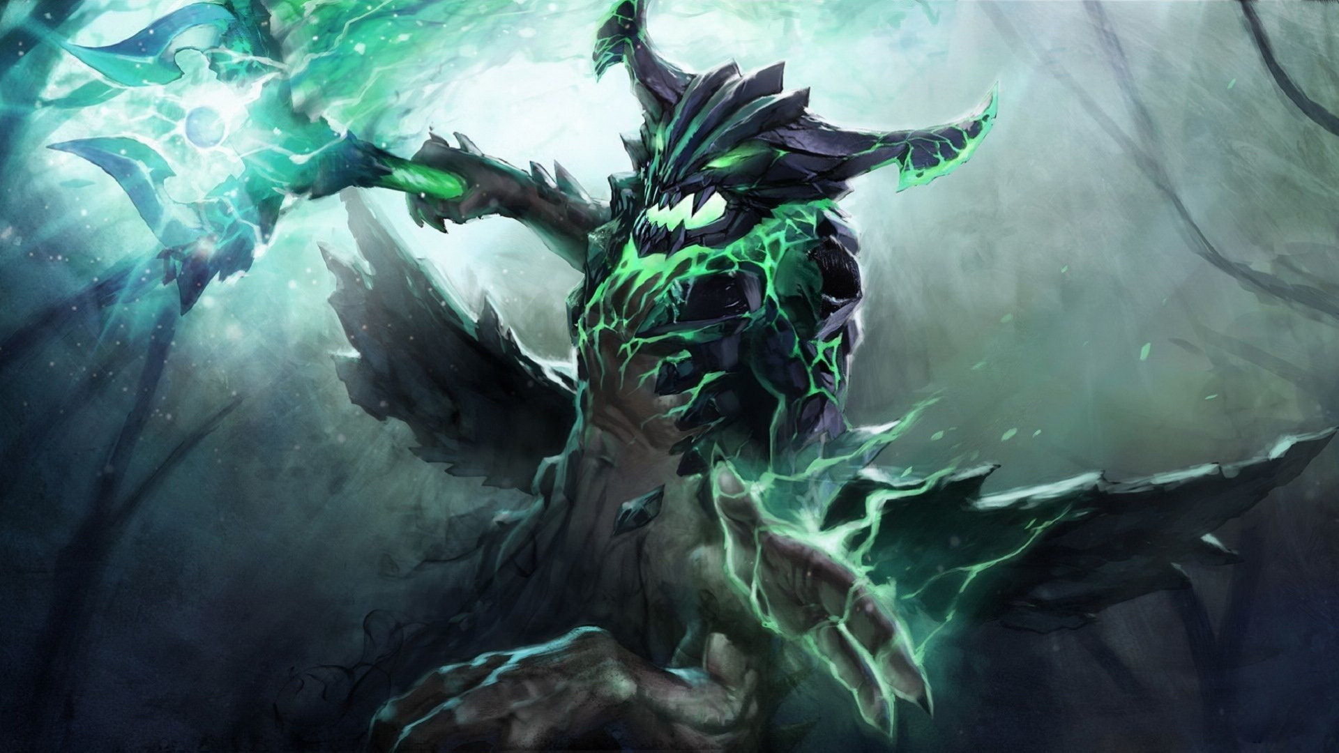 Outworld Devourer, Dota 2, Videogioco, Fantasy, Full HD, sfondo PC