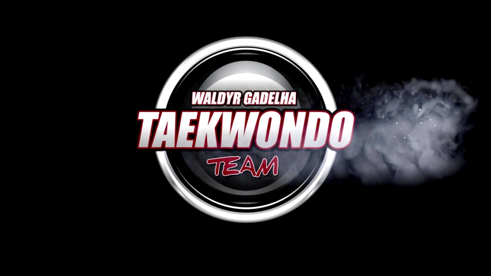 Waldyr Gadelha Taekwondo Team, Taekwondo, Logo, Sfondo nero, 1920x1080, wallpaper desktop