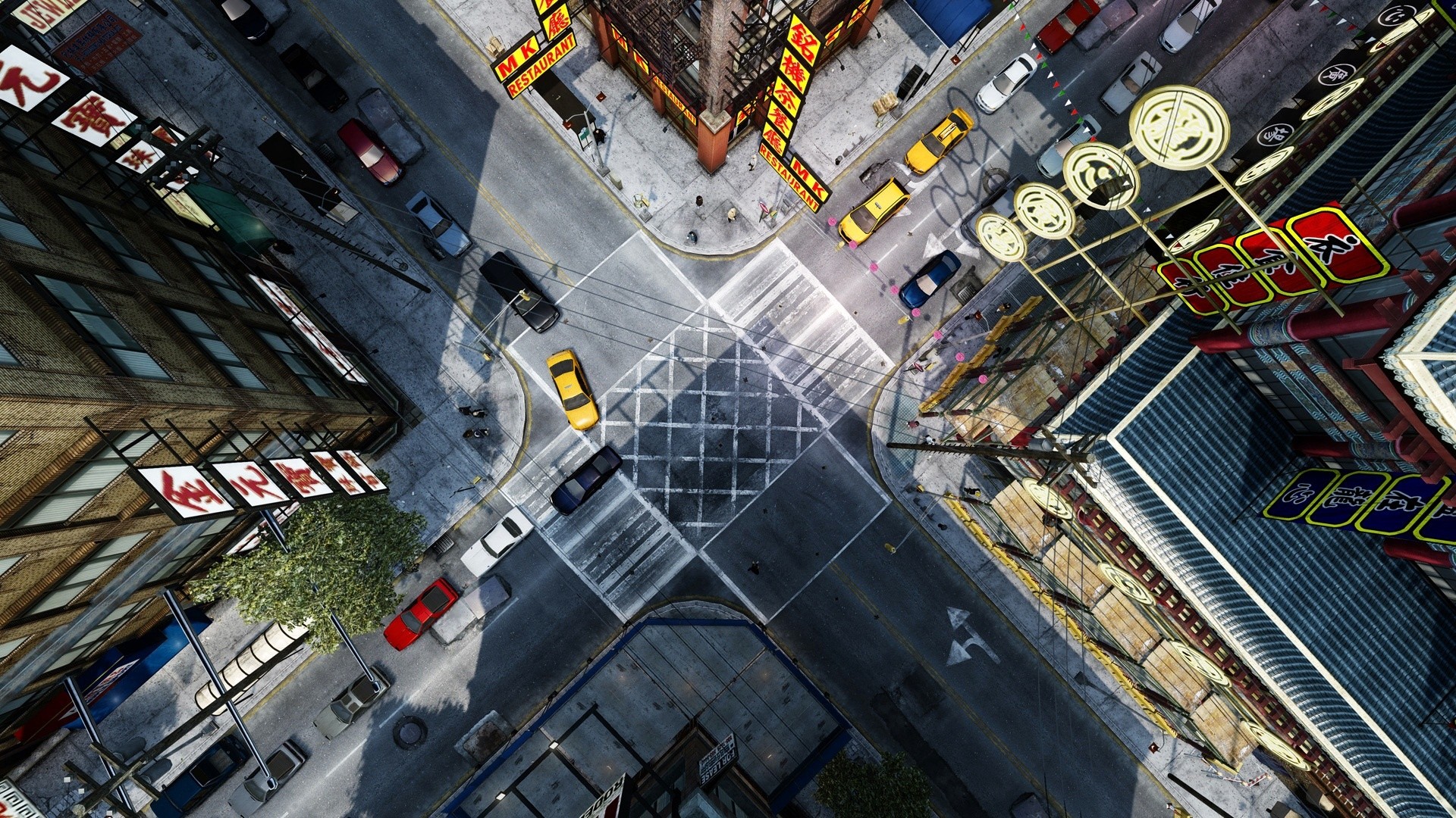 Grand Theft Auto IV, Vista aerea, Città, Full HD, wallpaper per PC