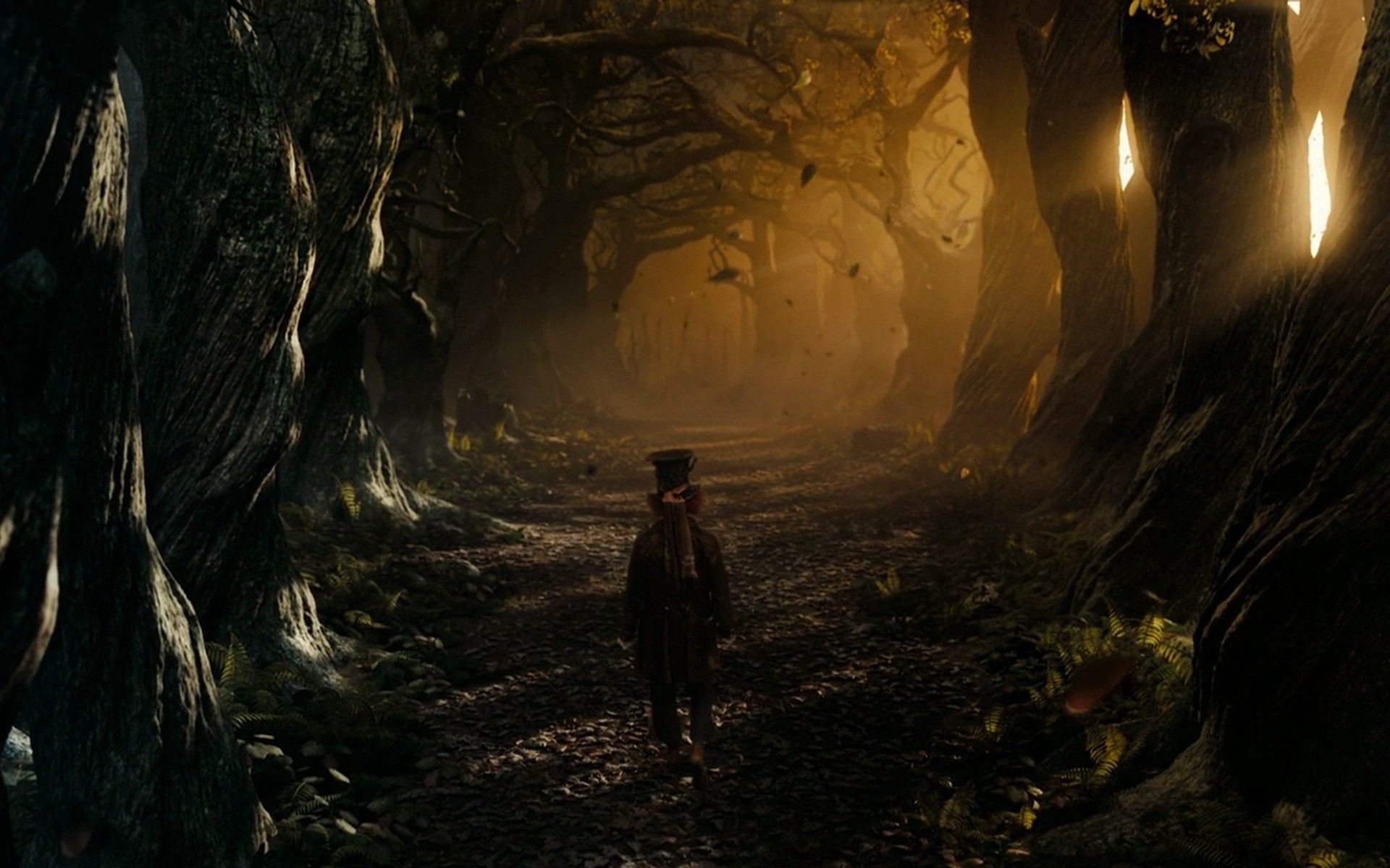Cappellaio Matto, Alice in Wonderland (2010), Bosco oscuro, Sentiero, sfondo Full HD per PC