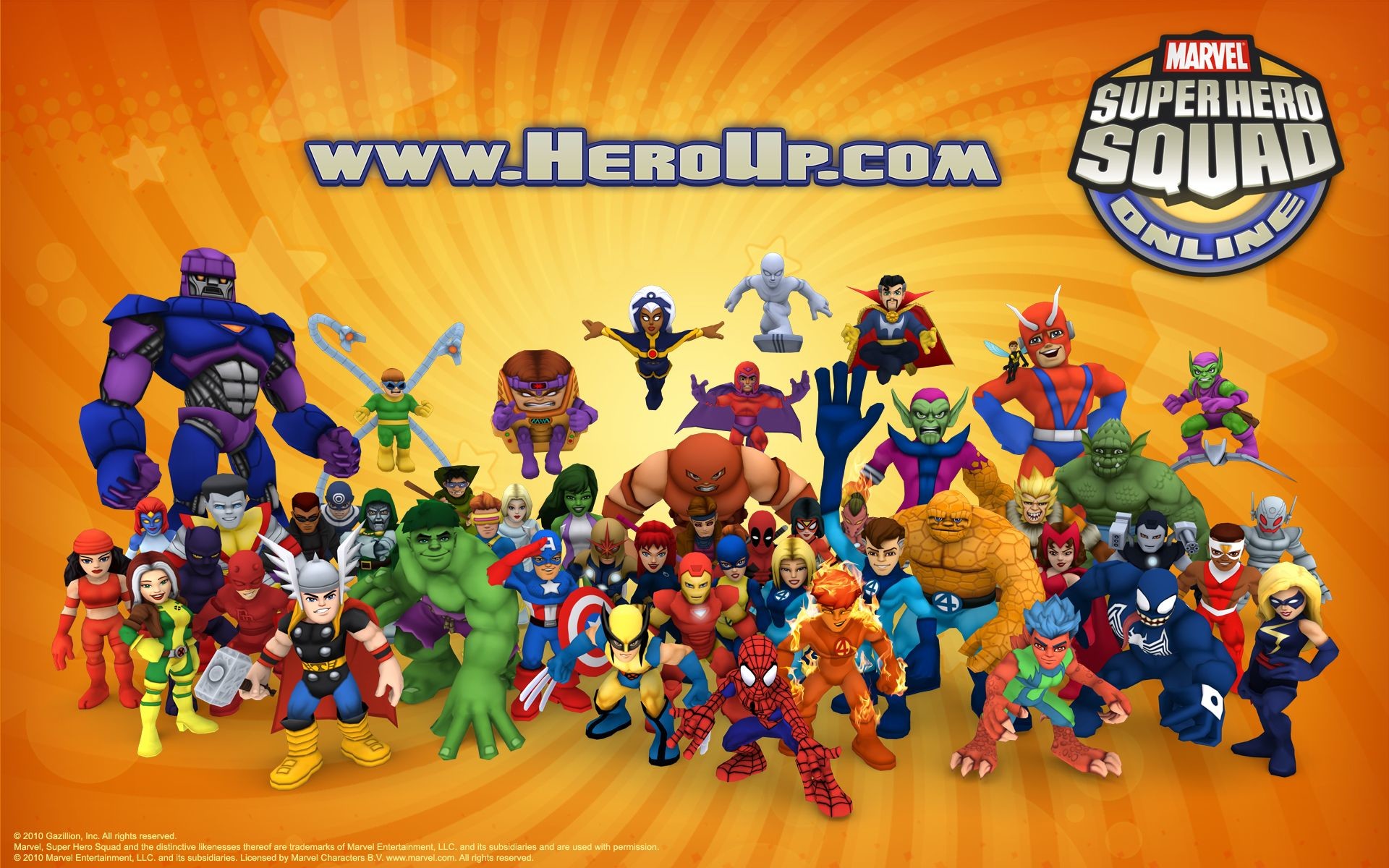 Marvel Super Hero Squad Online, Marvel, Supereroi, Full HD, wallpaper desktop