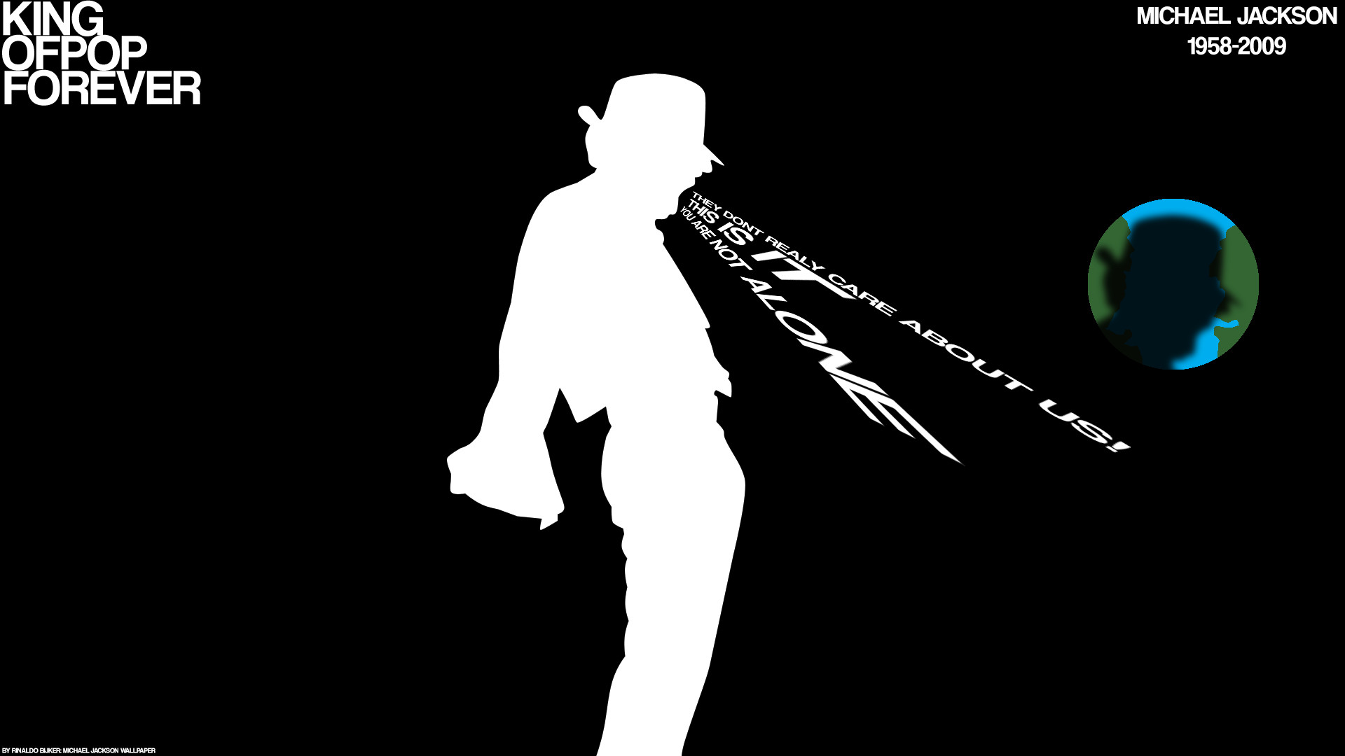 Michael Jackson, They Don't Care About Us, Silhouette, Terra, Full HD 1080p, sfondo desktop