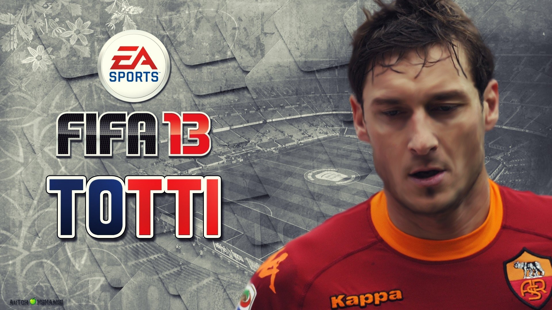 Francesco Totti, FIFA 13, EA Sports, AS Roma, Full HD, sfondo per PC