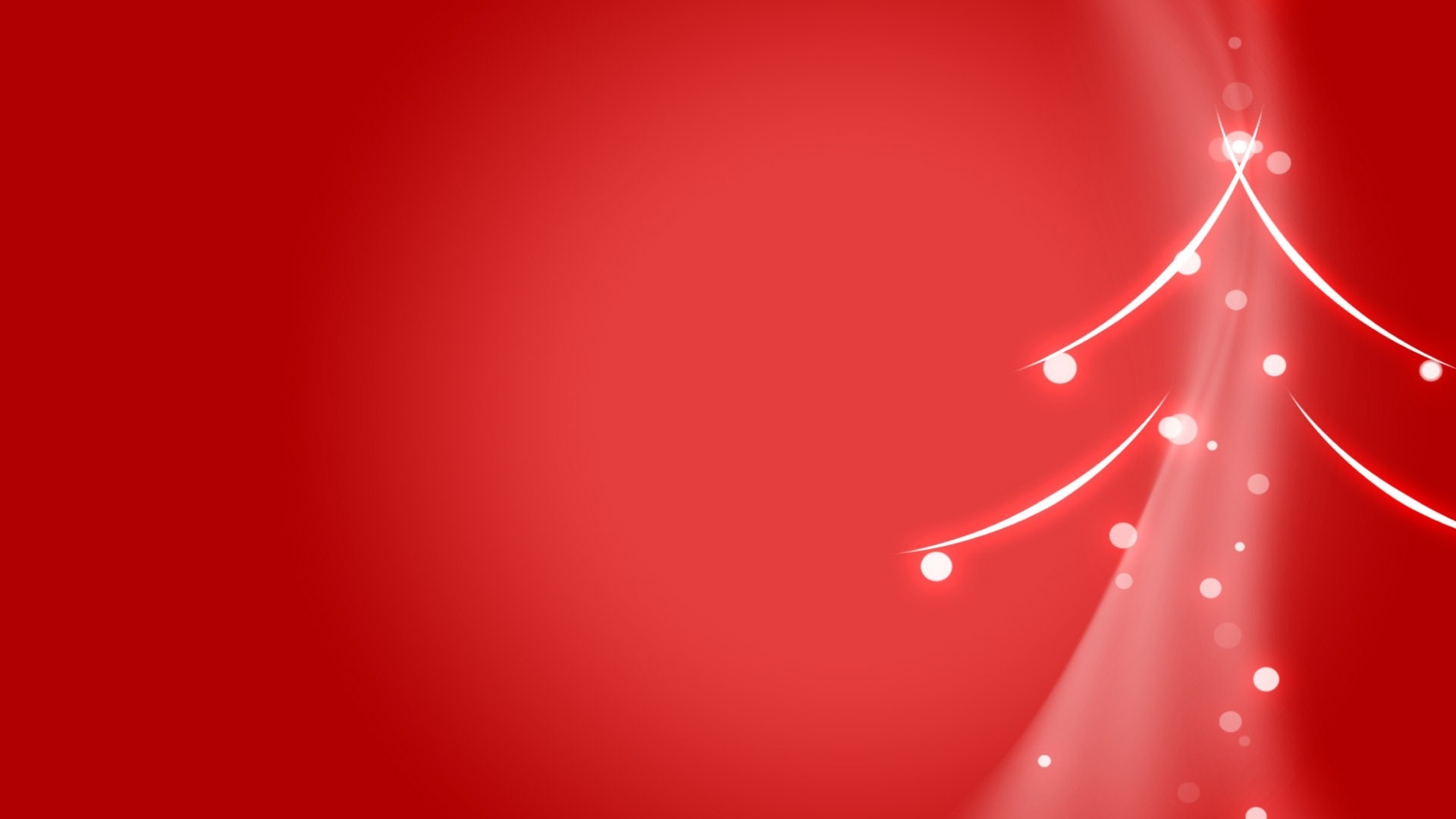 Albero stilizzato, Luci, Sfondo rosso, Minimalismo, 1920x1080, wallpaper desktop