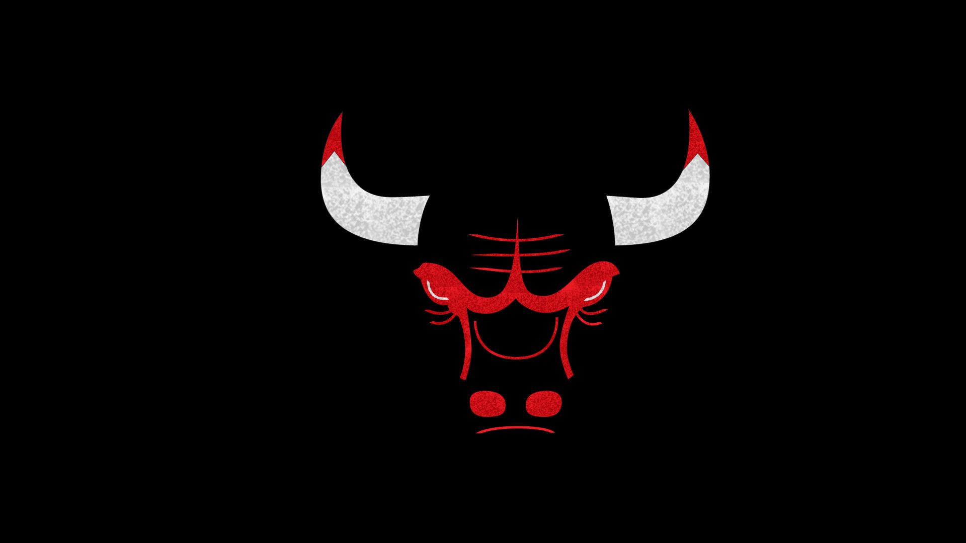 Chicago Bulls, Logo, NBA, Sfondo nero, Full HD, wallpaper desktop