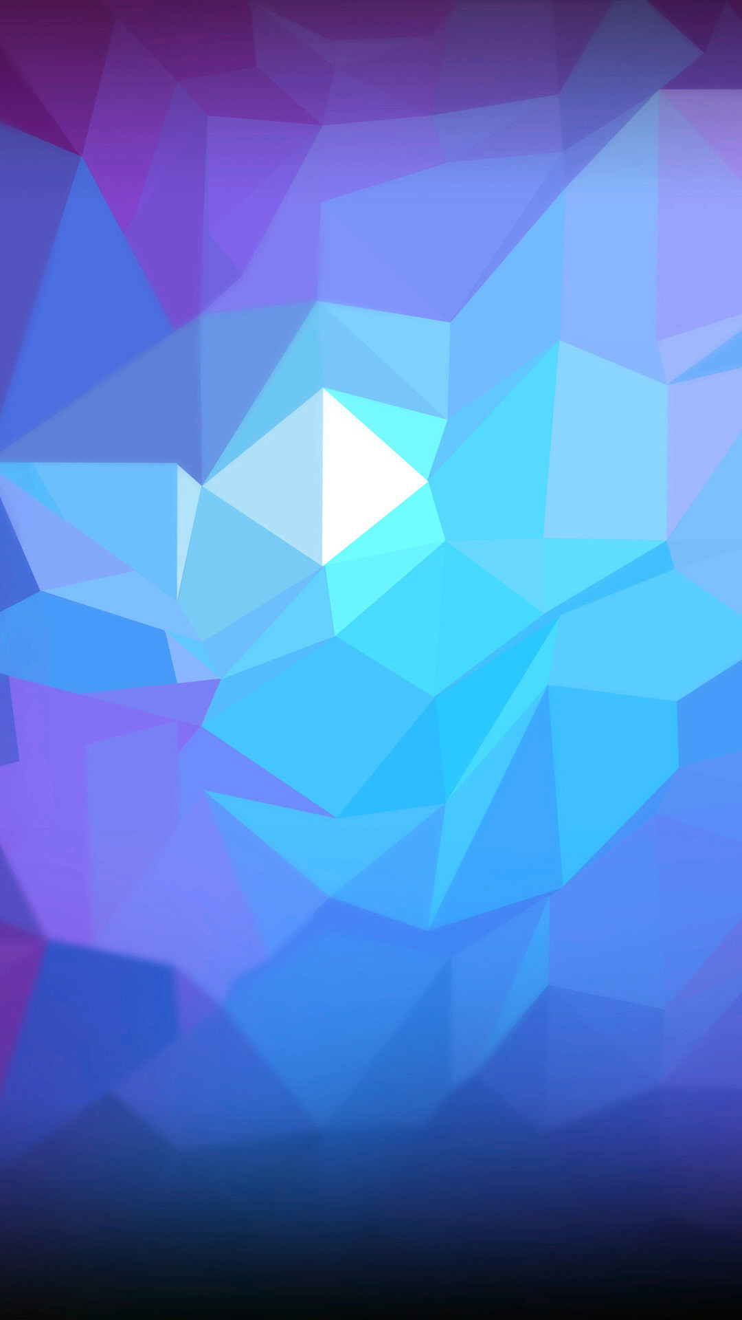 Low poly, Blu, Viola, Geometrico, Astratto, sfondo iPhone 6S