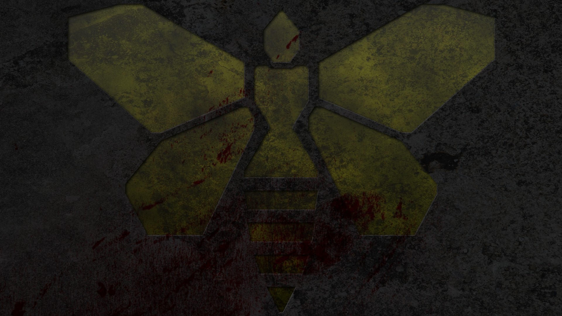 Breaking Bad, Logo, Grunge, Giallo, Full HD, sfondo per portatile