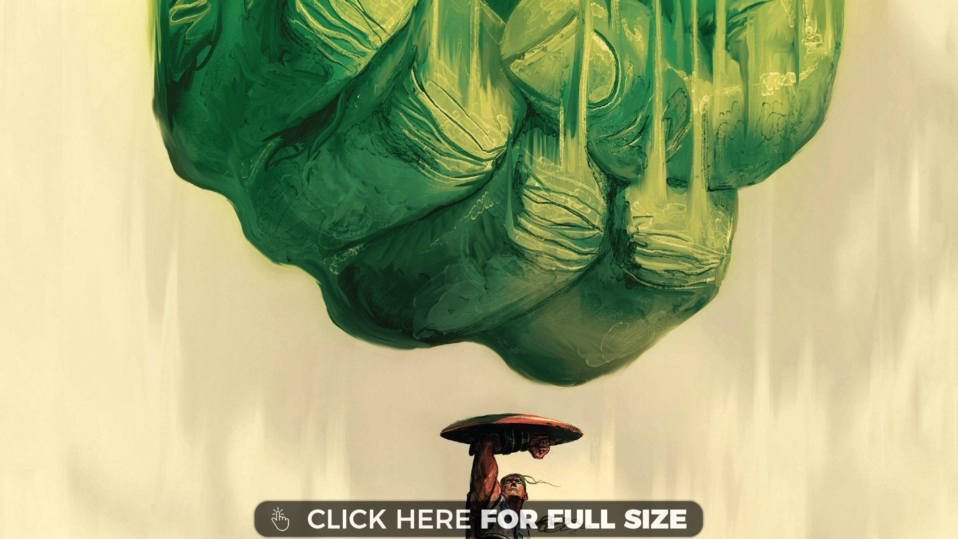 Hulk, Pugno, Illustrazione, Verde, Full HD, sfondo per PC e portatile