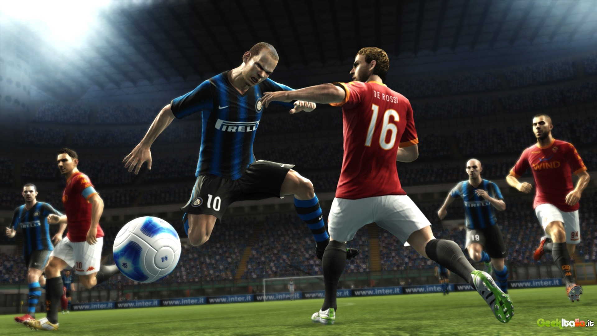 Pro Evolution Soccer 2012, Calcio, Inter, Manchester United, Stadio, sfondo desktop Full HD
