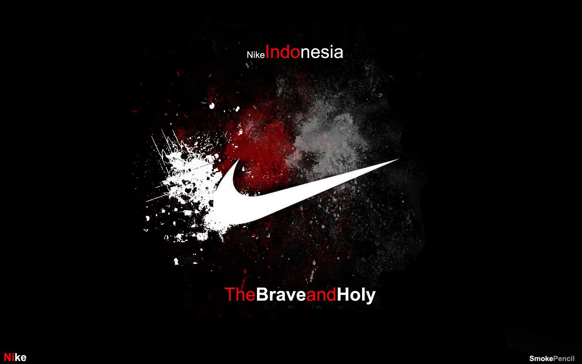 Nike, Indonesia, Swoosh, Grunge, 1920x1200, sfondo per PC