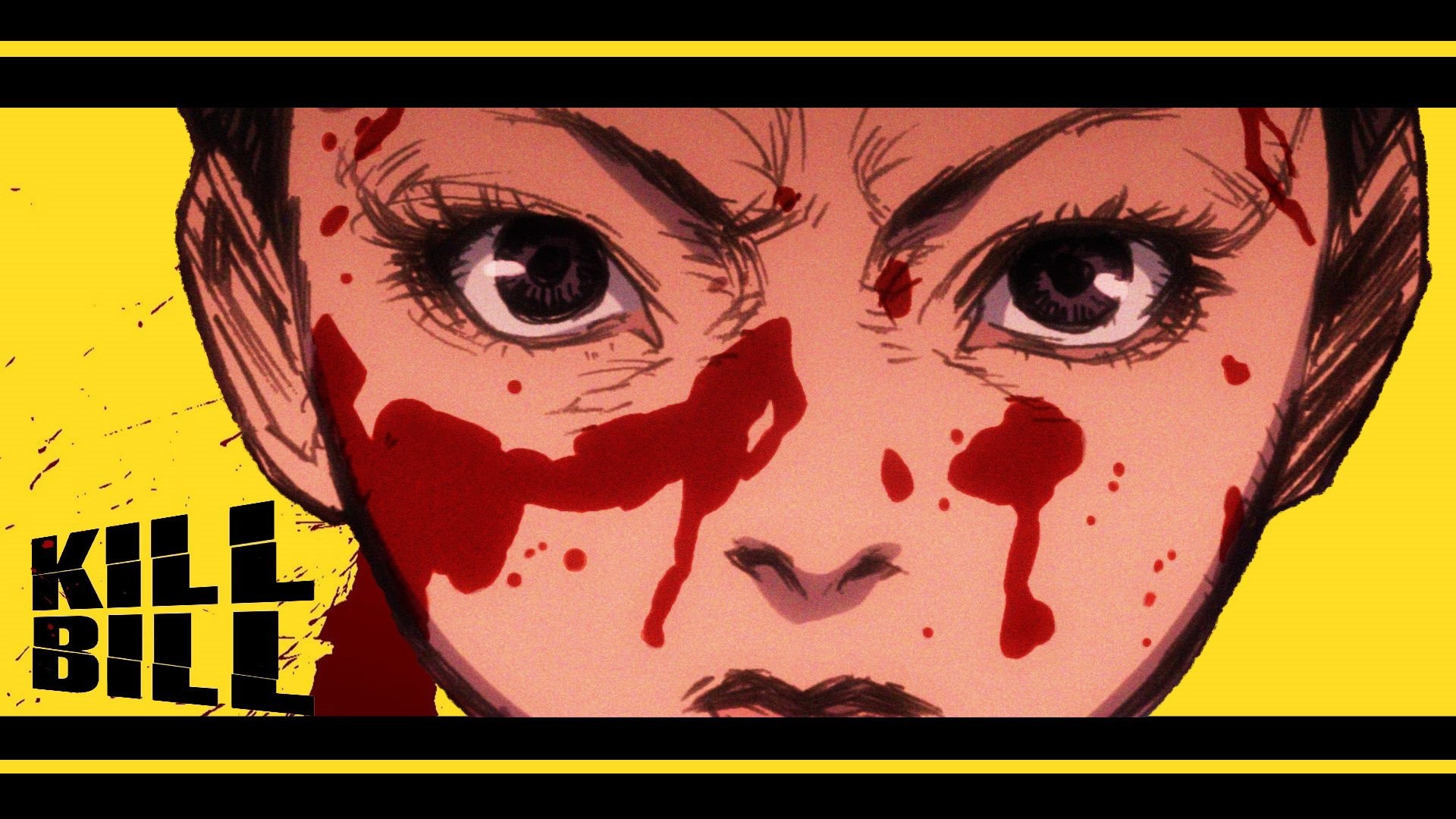 Kill Bill, Fumetto, Sangue, Primo piano, Full HD, sfondo Windows 11