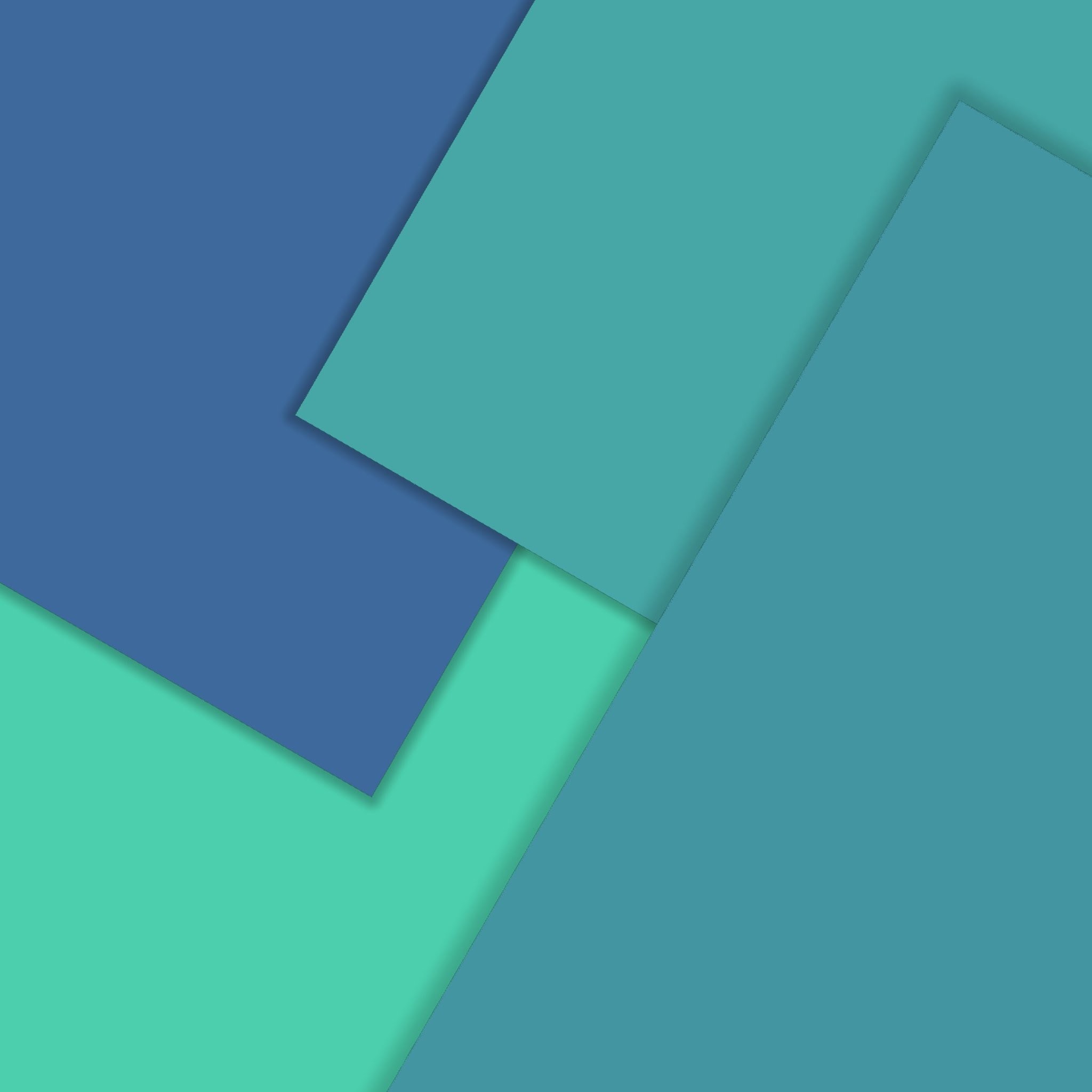 Material Design, Blu, Verde acqua, Quadrati, Geometrico, Full HD, wallpaper per tablet