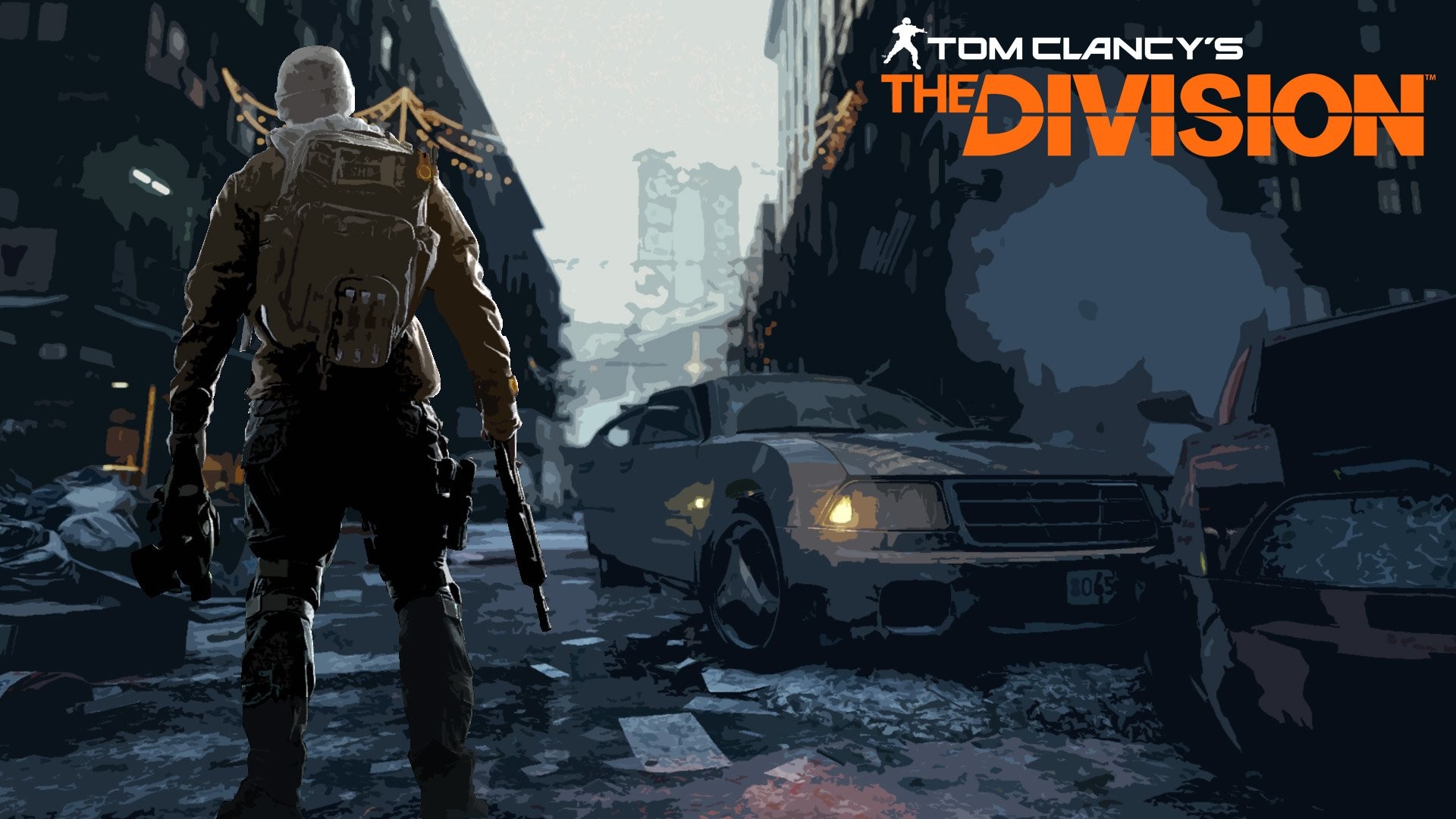 Tom Clancy's The Division, Agente, Auto, Logo, Full HD 1080p, sfondo desktop