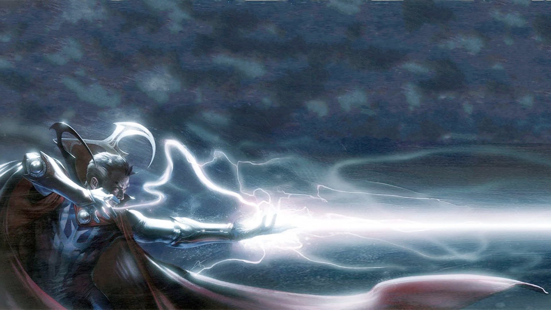 Doctor Strange, Magia, Energia, Fan art, 1920x1080, sfondo per PC