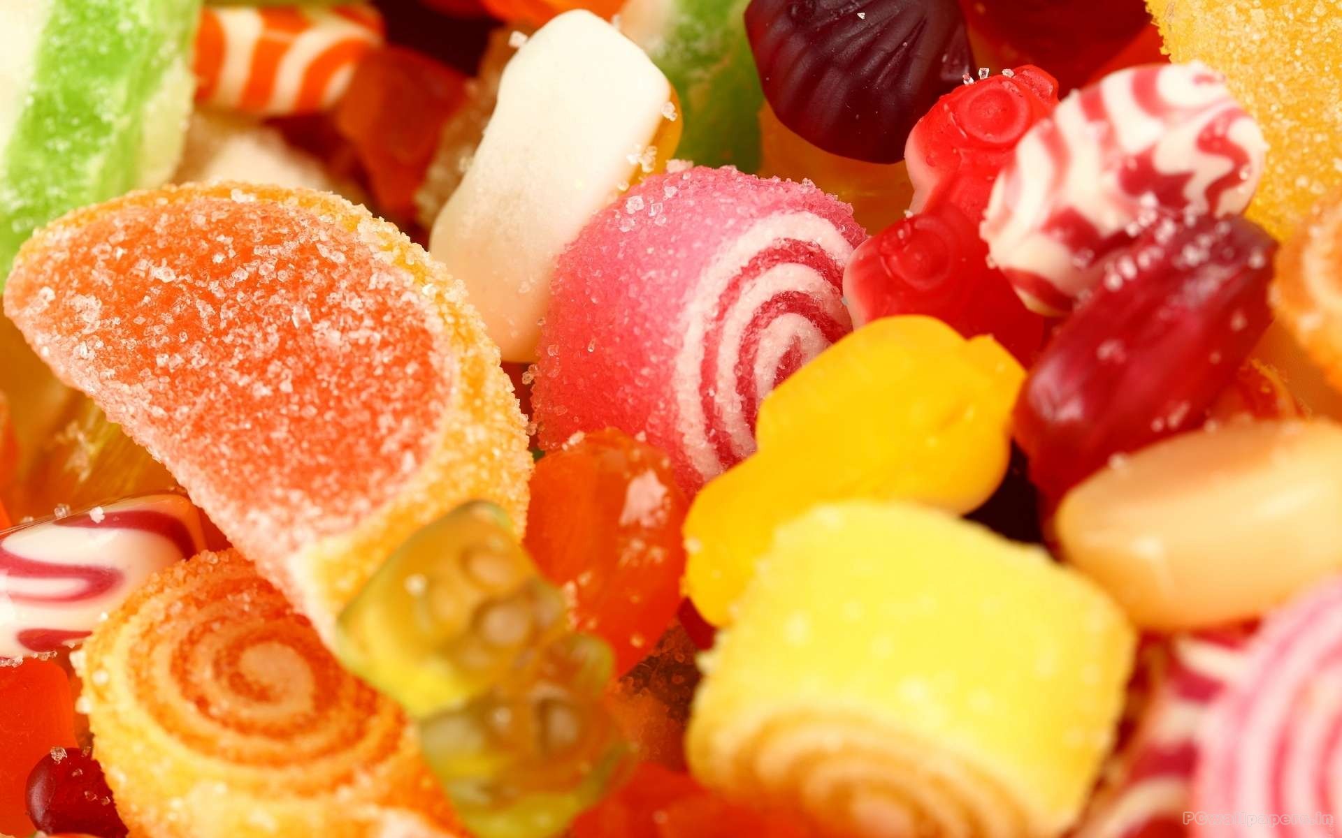 Caramelle gommose, Gelatine, Dolciumi, Colorato, Full HD, sfondo per portatile