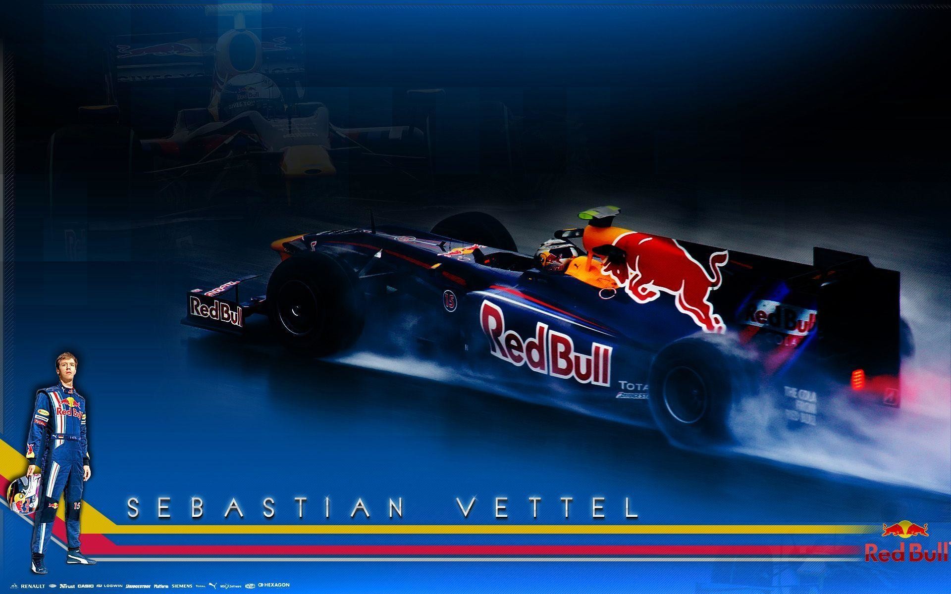 Sebastian Vettel, Red Bull Racing, Formula 1, Monoposto, Full HD, sfondo per portatile