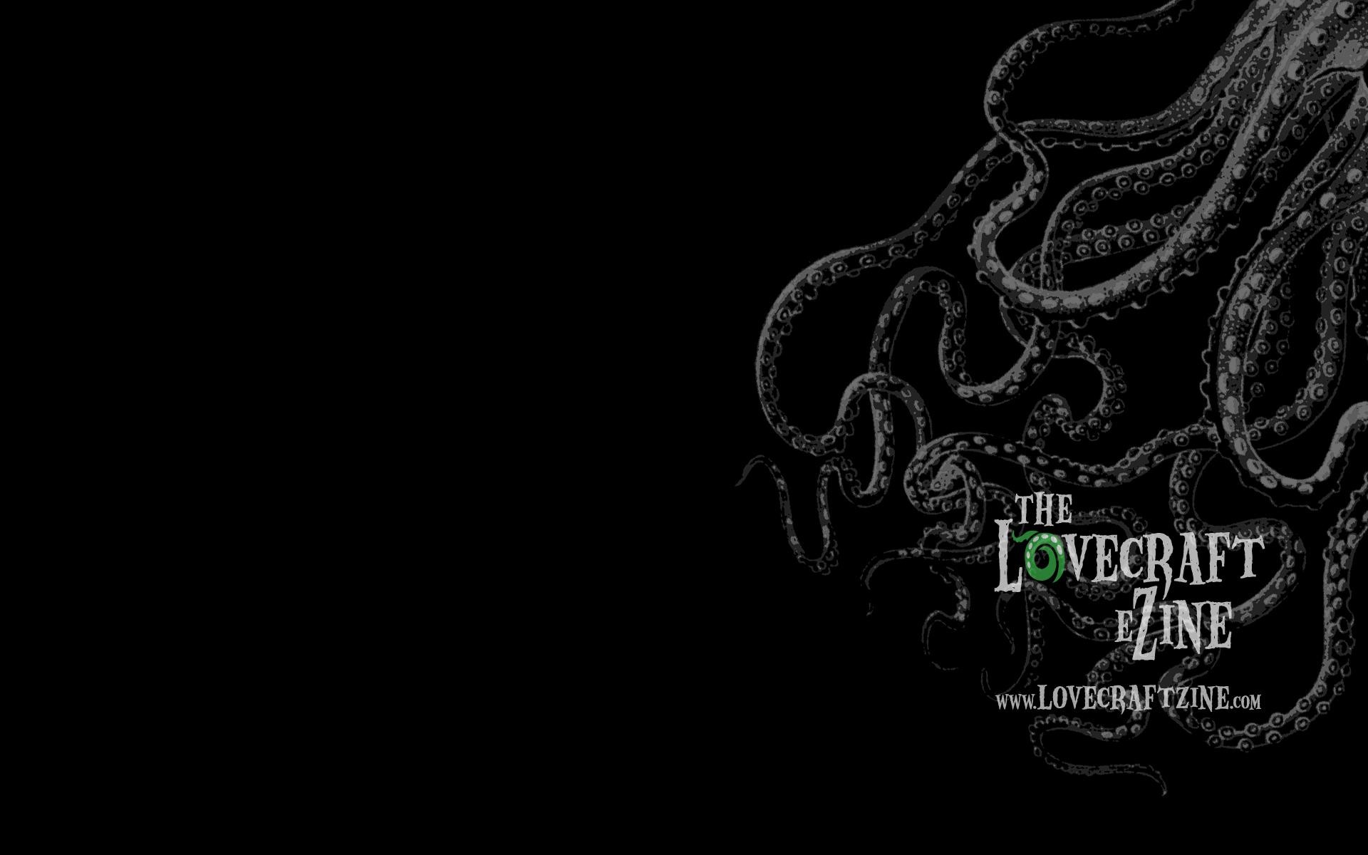 The Lovecraft eZine, Tentacoli, Sfondo nero, 1920x1200, wallpaper desktop