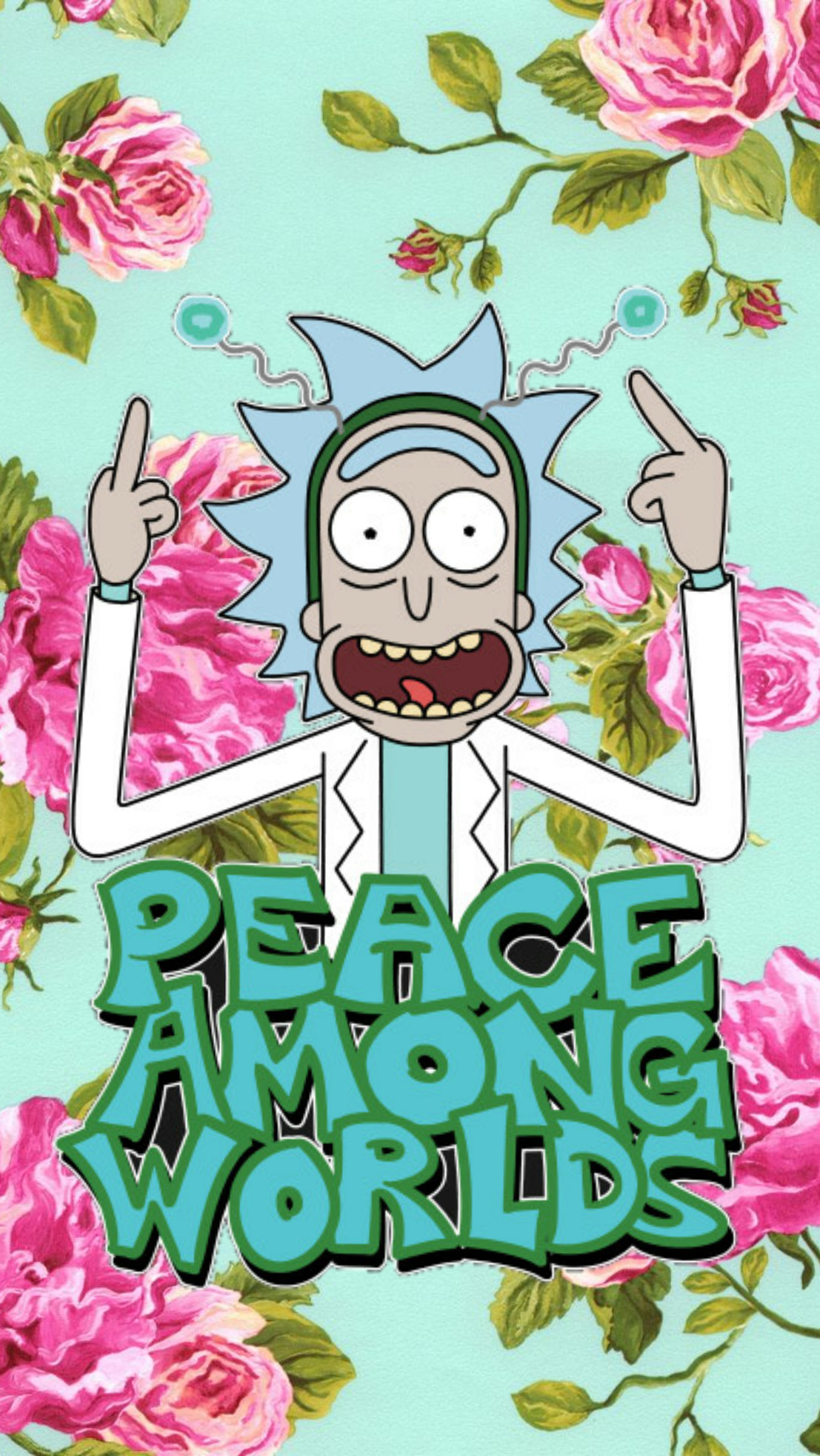 Rick Sanchez, Peace Among Worlds, Rick and Morty, Rose, Full HD, schermata di blocco del cellulare