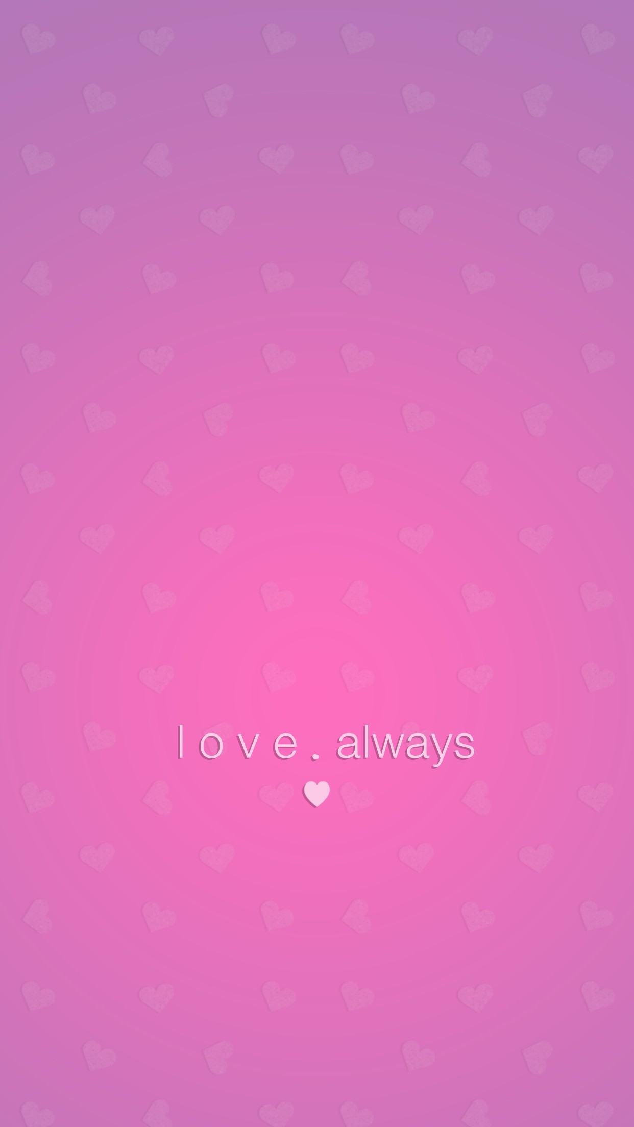 Love Always, Rosa, Minimalista, 1242x2208, schermata di blocco iPhone
