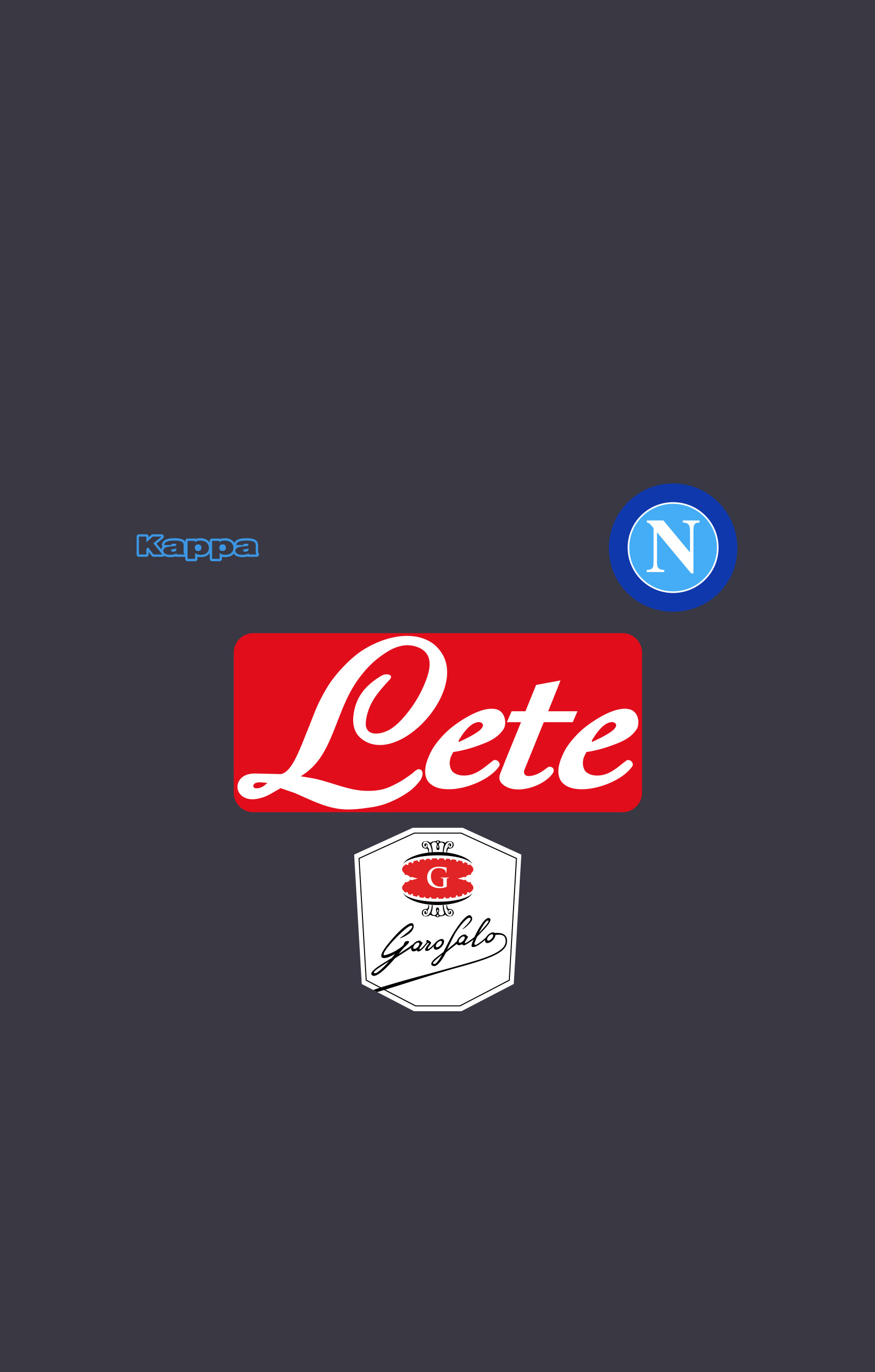 SSC Napoli, Terza maglia, Lete, Kappa, Grigio scuro, QHD+, sfondo per smartphone