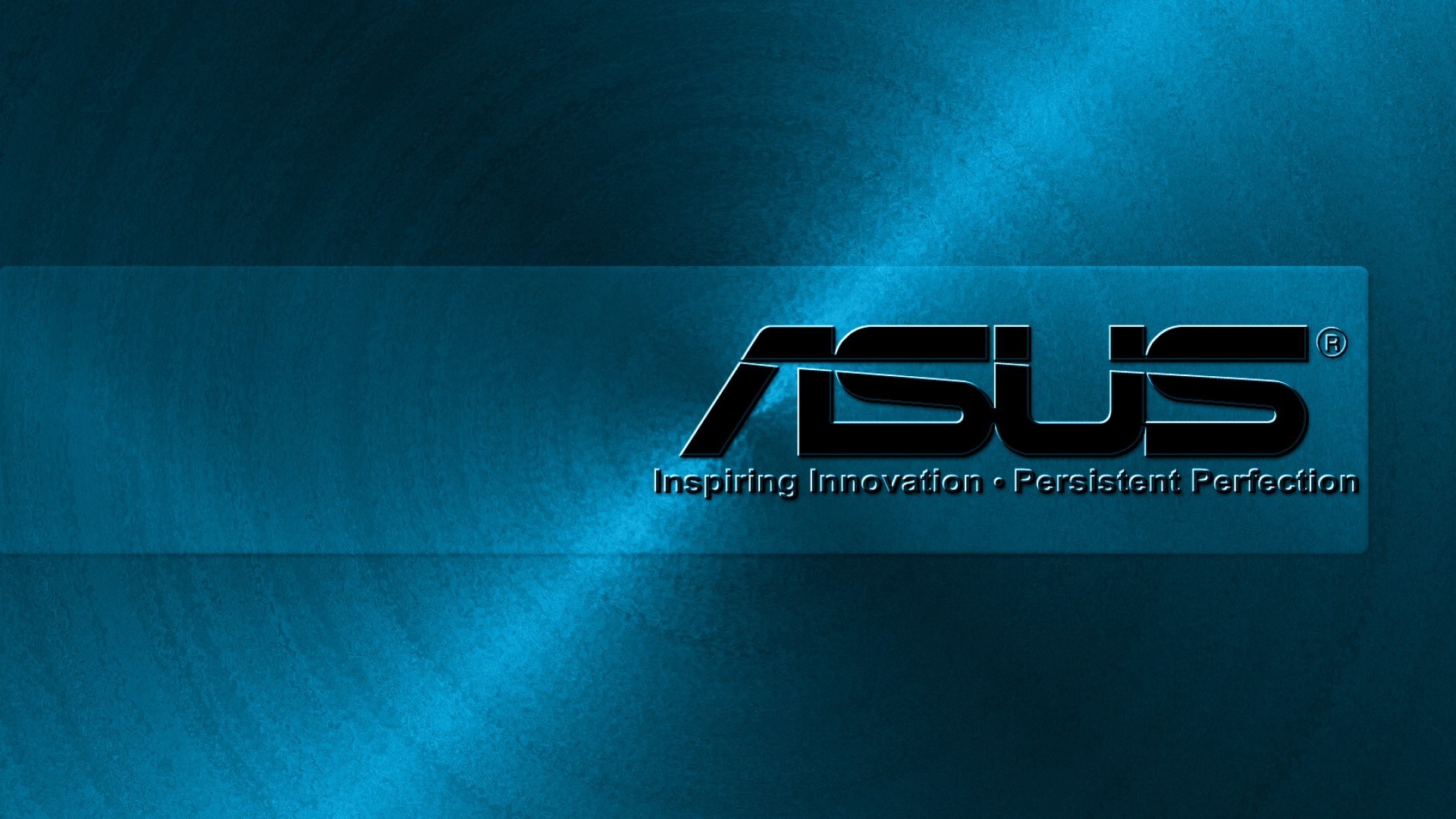 Asus, Logo, Metallo spazzolato, Azzurro, Full HD, sfondo per PC e portatile