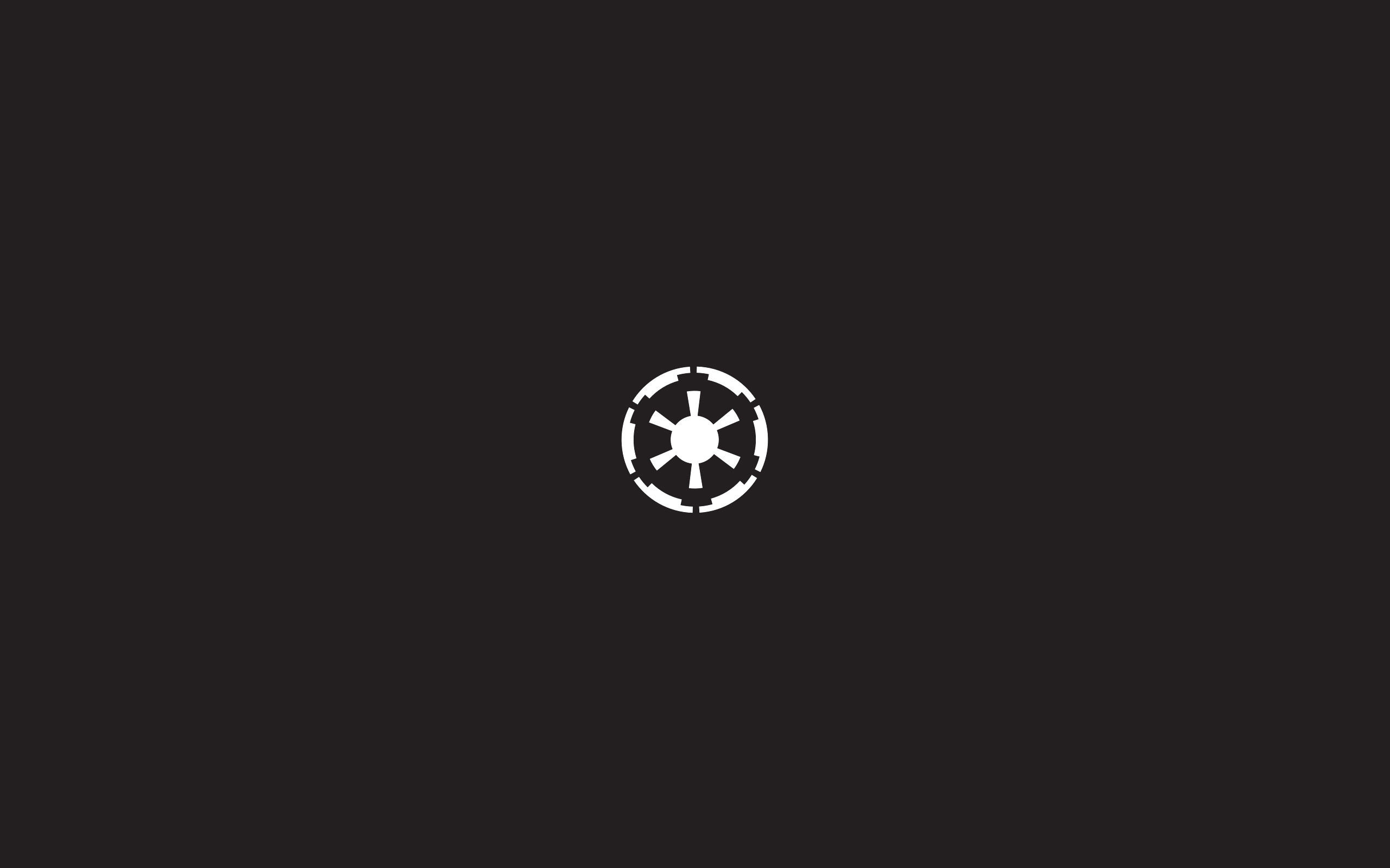 Stemma dell'Impero Galattico, Star Wars, Sfondo nero, 16:10 2K, wallpaper widescreen