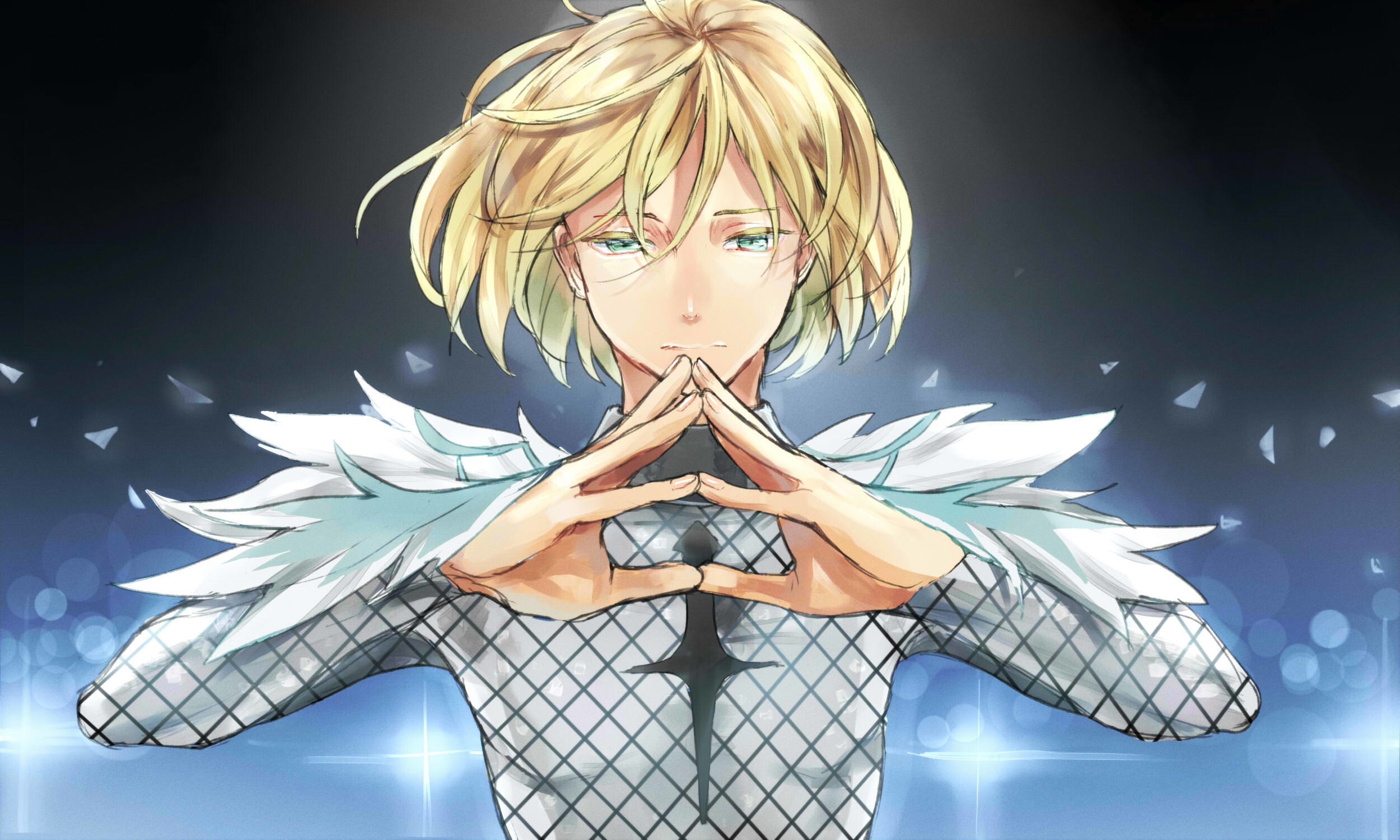 Yuri Plisetsky, Yuri!!! on Ice, Costume da pattinaggio, Fan art, sfondo per portatile